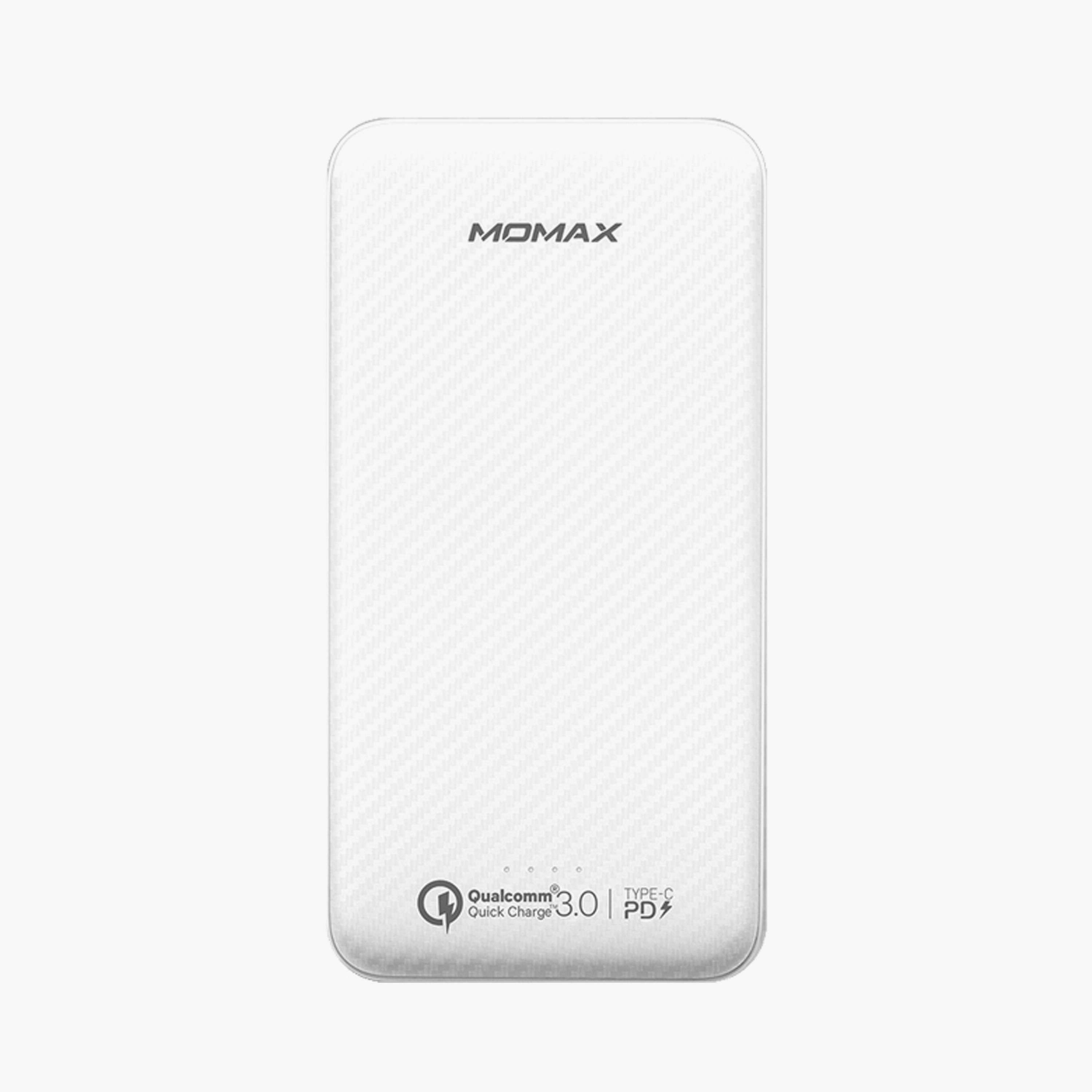 Momax PD Quick Charge 3.0 Power Bank 10000 mAh - White | IP65W-electronics-accessories-mobileaccesories-image-1