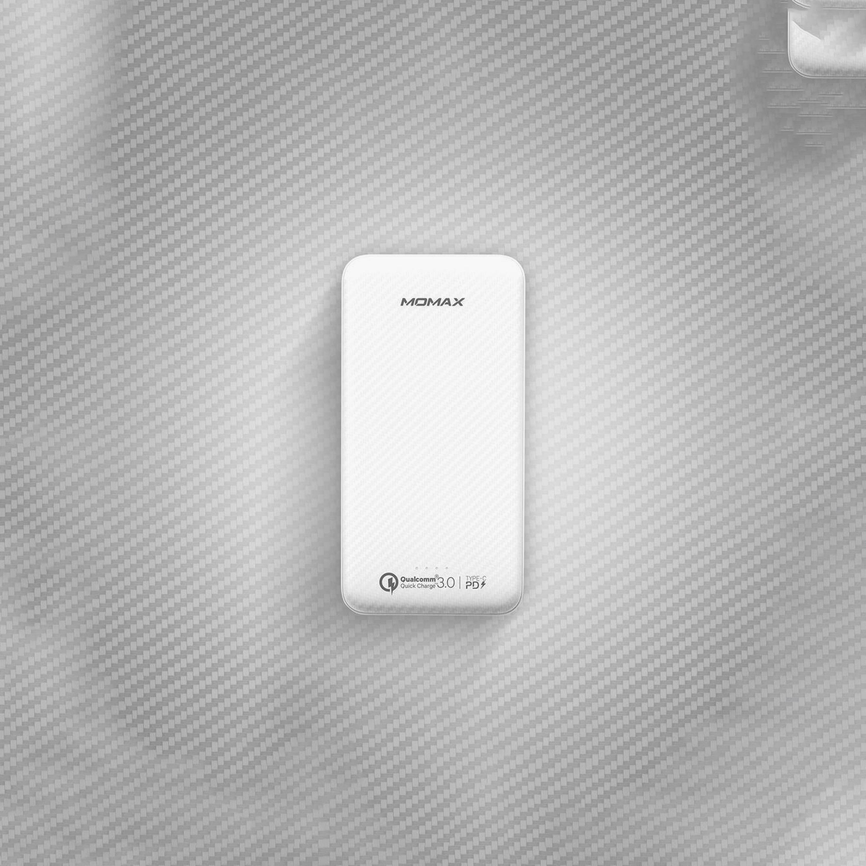 Momax PD Quick Charge 3.0 Power Bank 10000 mAh - White | IP65W-electronics-accessories-mobileaccesories-image-3