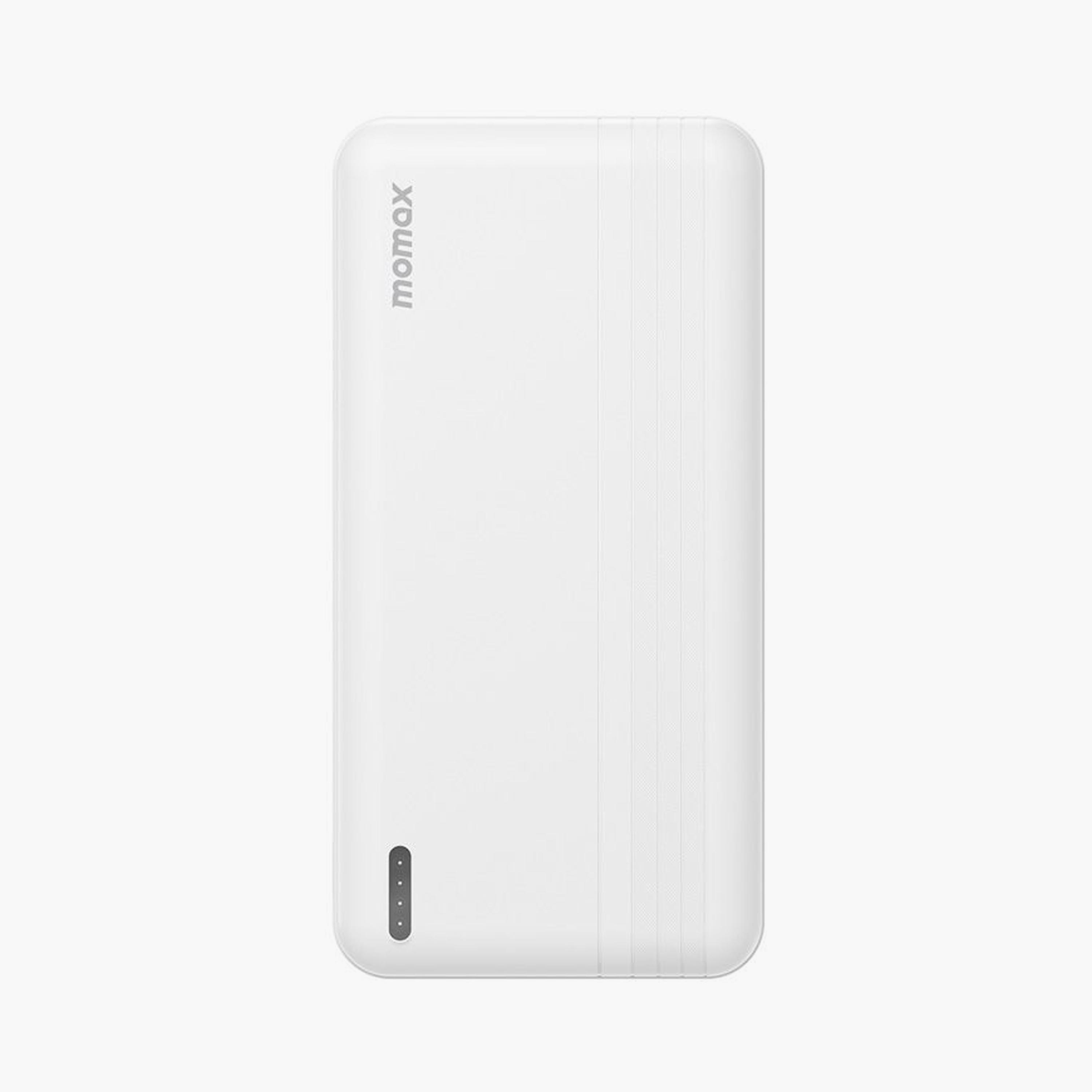 Momax Power Bank iPower with 2 USB-C Ports and USB Port 20000mAh 20W For PD Port - White | IP78W-electronics-accessories-mobileaccesories-image-1