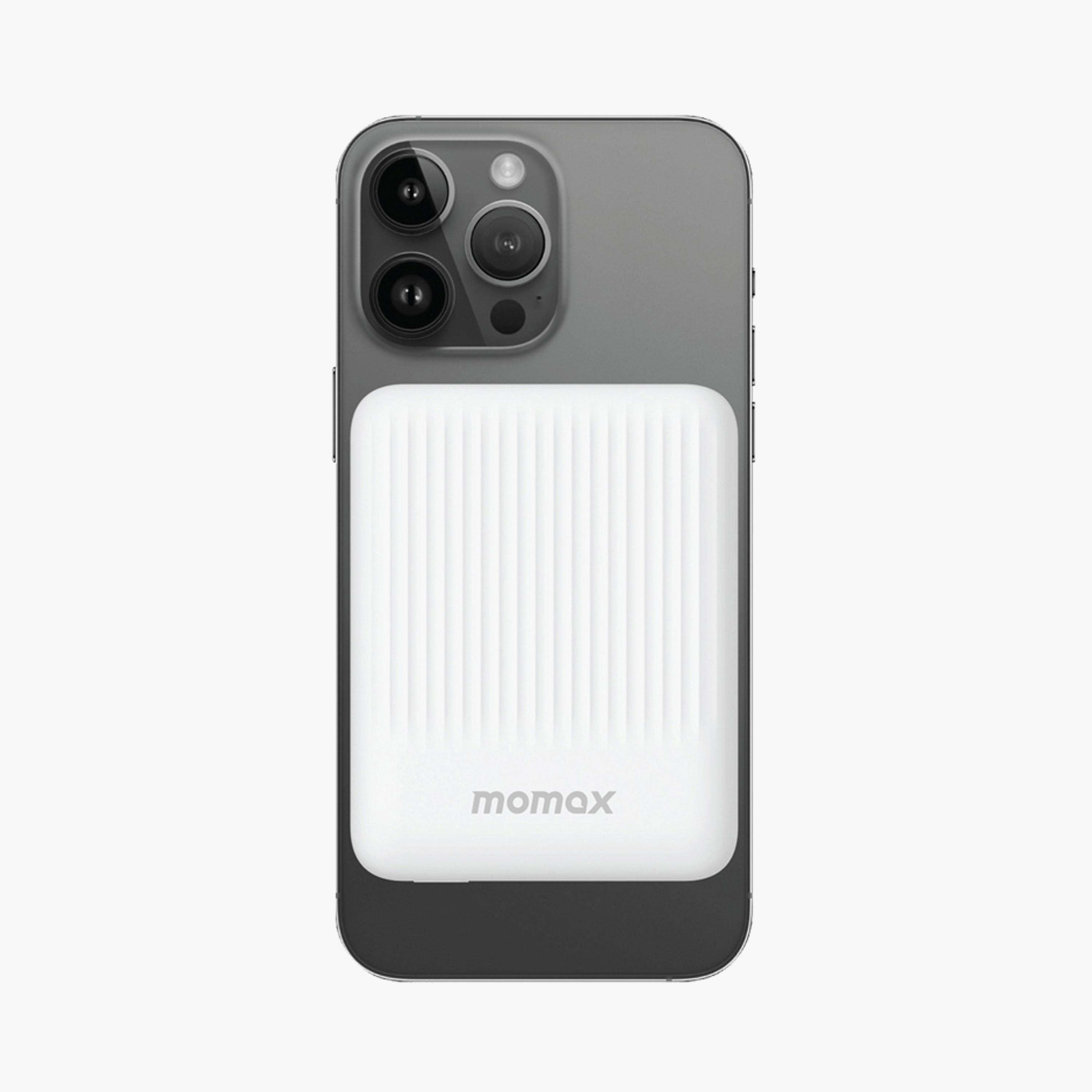 Momax Q.Mag Minimal 2 Wireless Magnetic Battery MagSafe 10000mAh - White | IP123W-electronics-accessories-mobileaccesories-image-3
