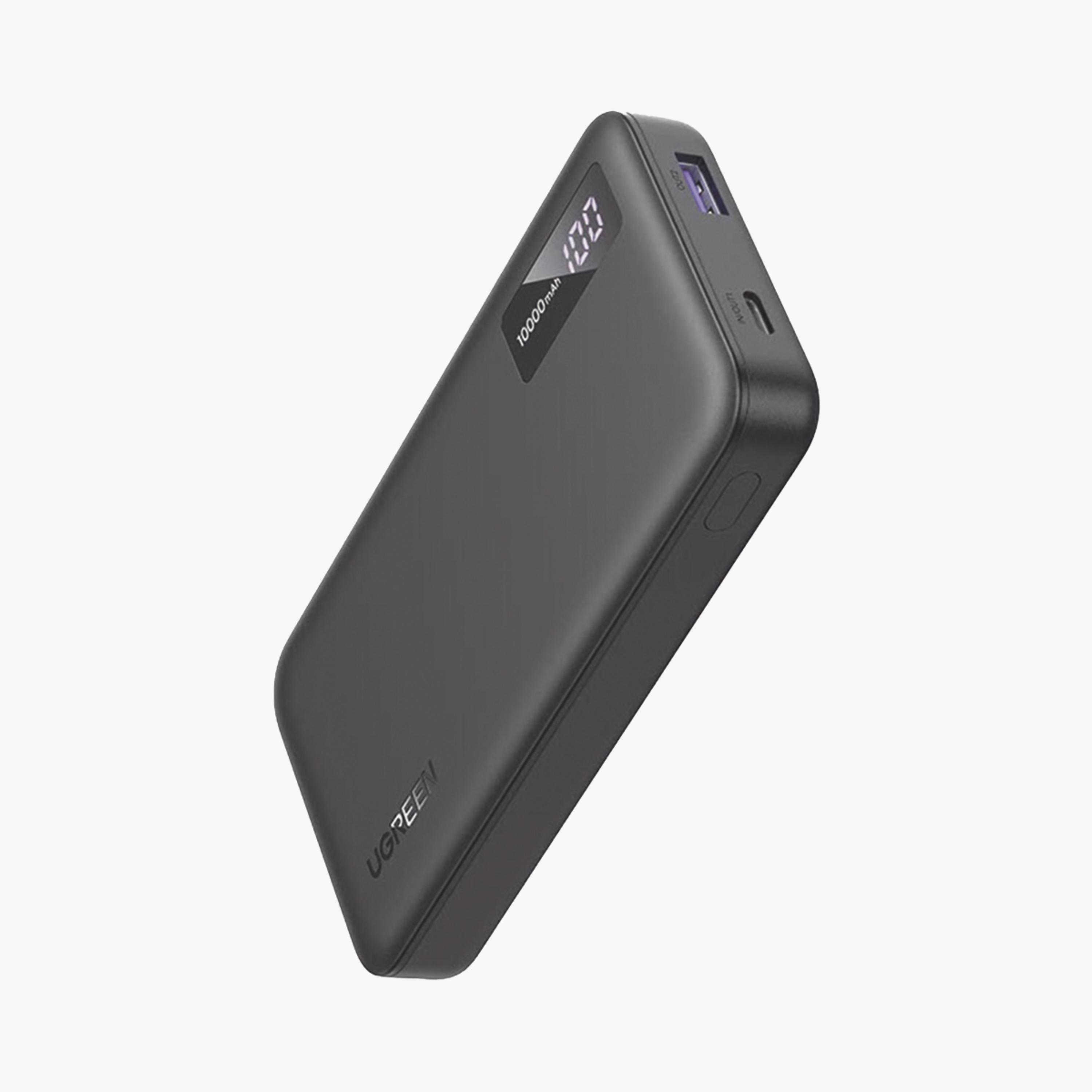 UGREEN Power Bank Two-Way Fast Charging USB-C Port and USB Port 10000mAh - Black | 25742-electronics-portabledevices-image-1