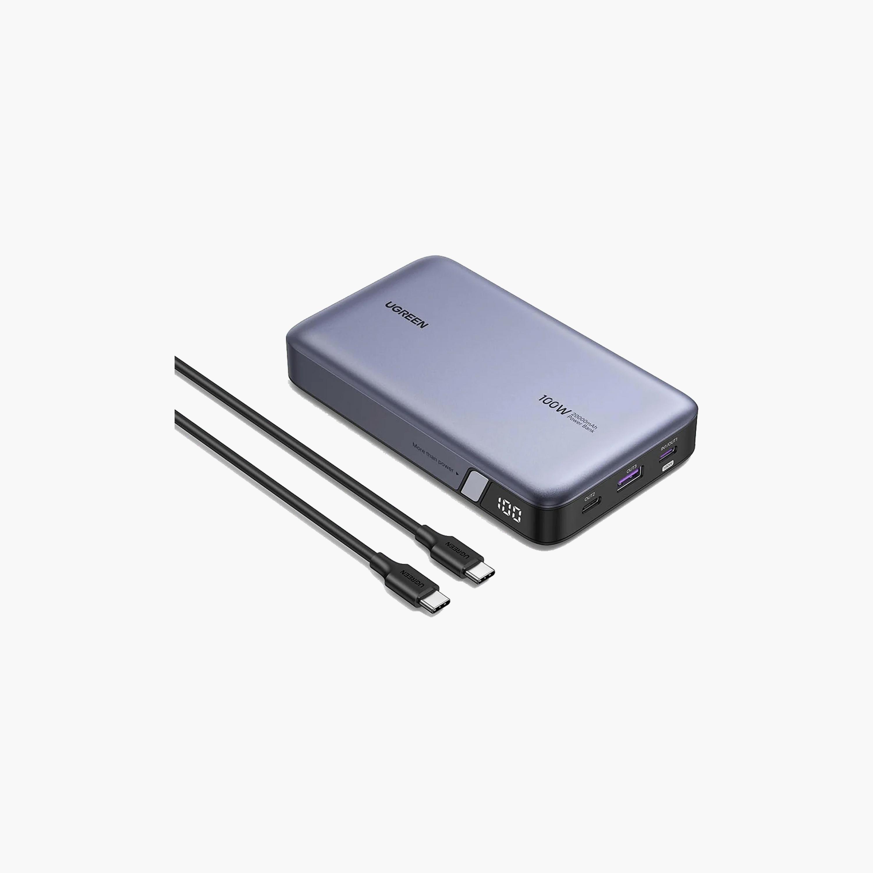 UGREEN Power Bank Two-Way Fast Charging 20000mAh 100W - Grey | 25188-electronics-accessories-mobileaccesories-image-1