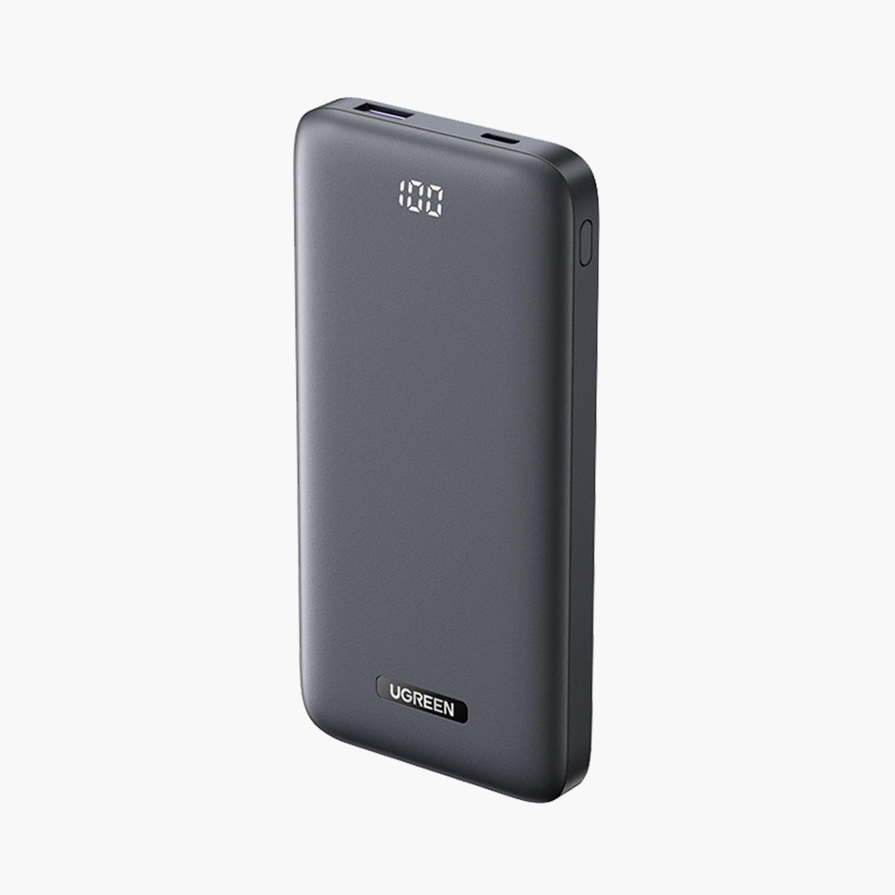 UGREEN 10000mAh USB-A+USB-C Ultra Slim Power Bank LY - Grey | 60689-electronics-accessories-mobileaccesories-image-1