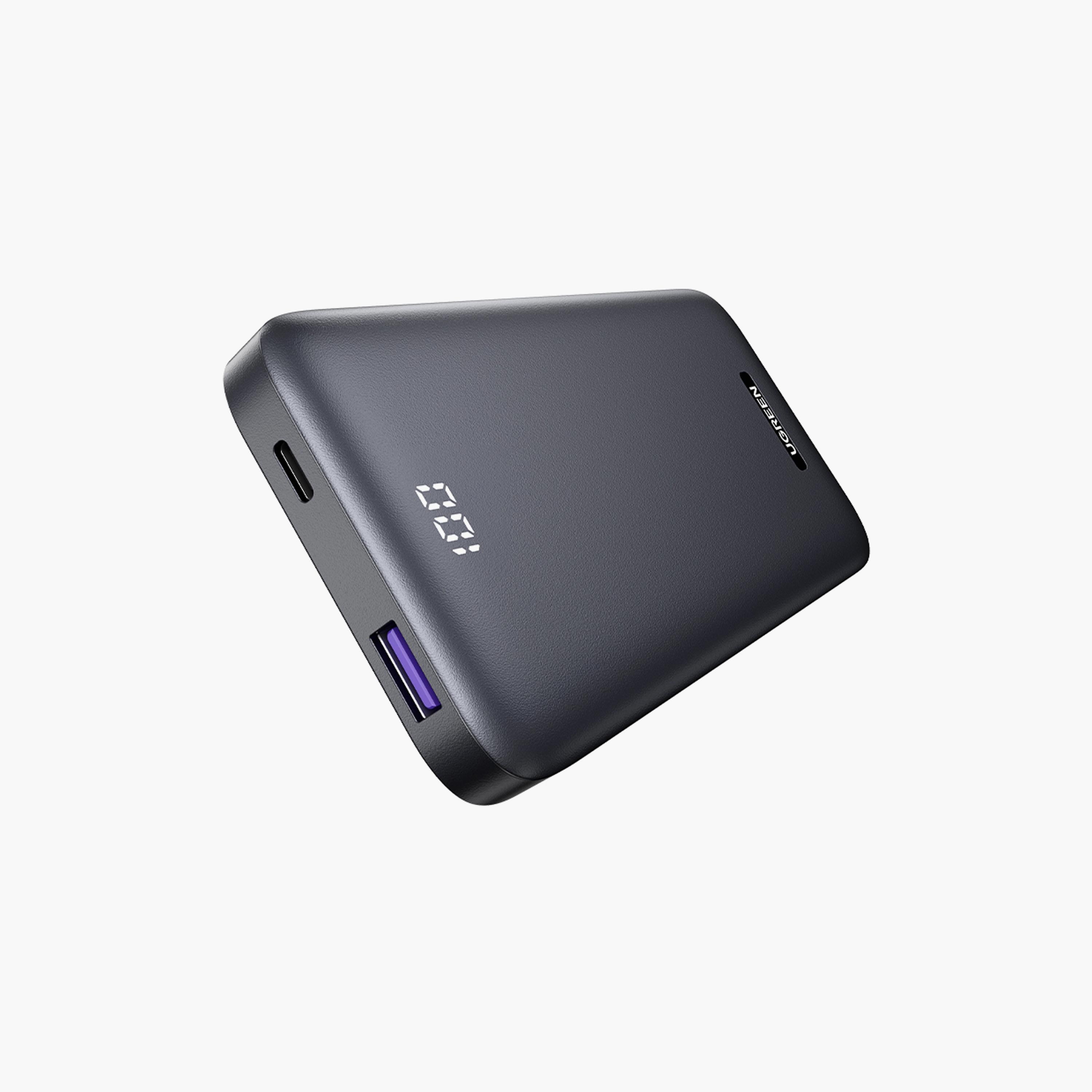 UGREEN 10000mAh USB-A+USB-C Ultra Slim Power Bank LY - Grey | 60689-electronics-accessories-mobileaccesories-image-2