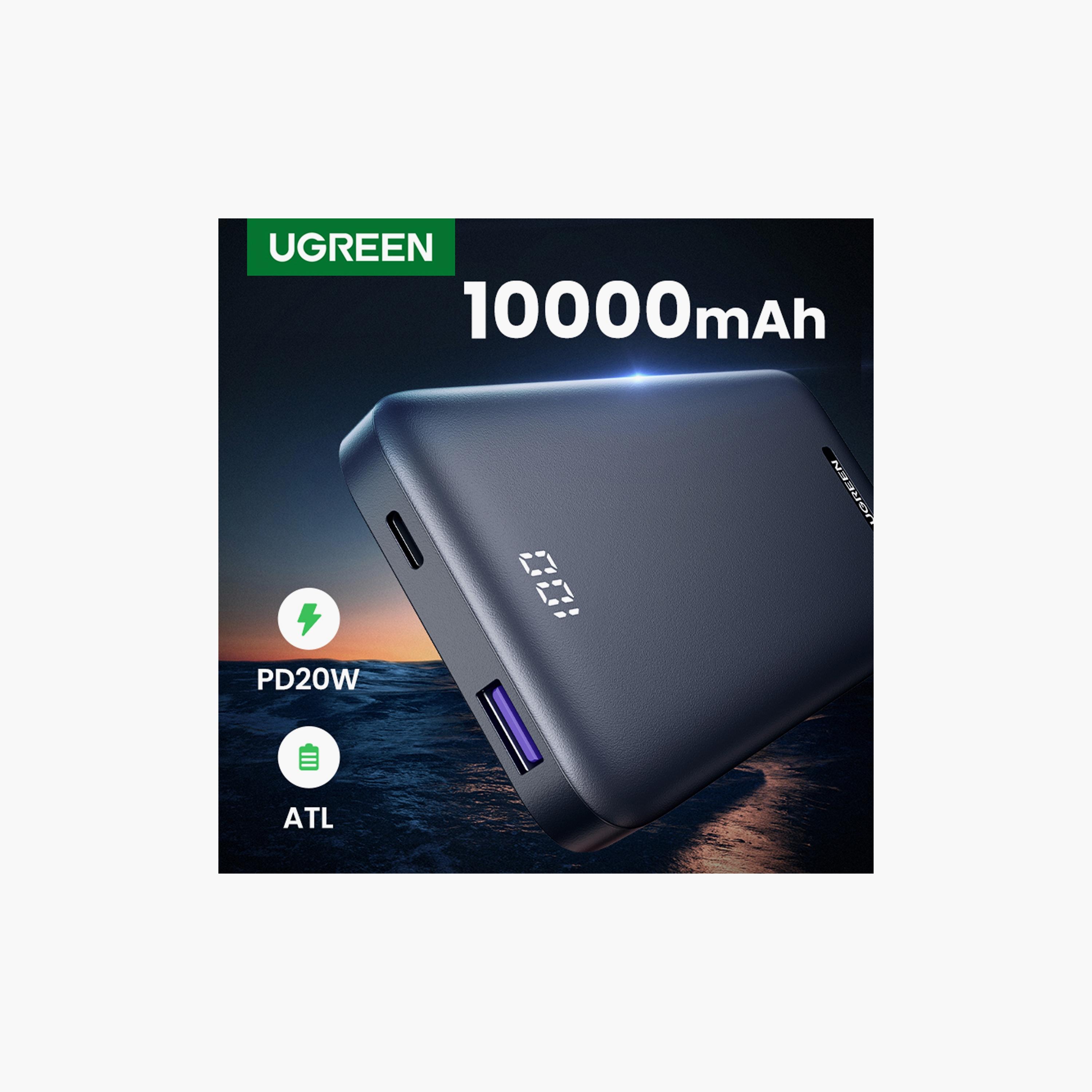 UGREEN 10000mAh USB-A+USB-C Ultra Slim Power Bank LY - Grey | 60689-electronics-accessories-mobileaccesories-image-6