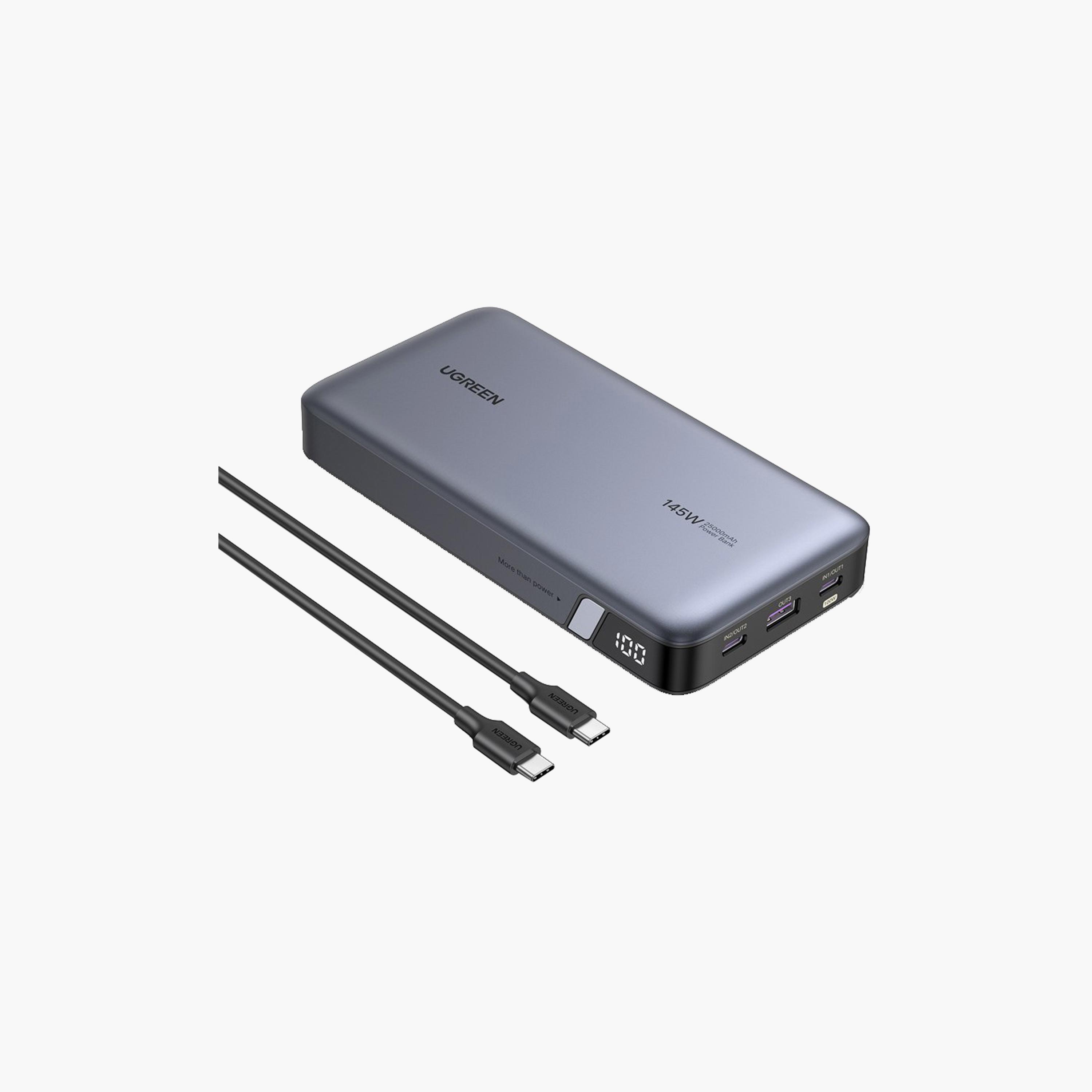 UGREEN Power Bank 25000mAh 145W Two-way Fast Charging - Grey | 90597A-electronics-portabledevices-image-1