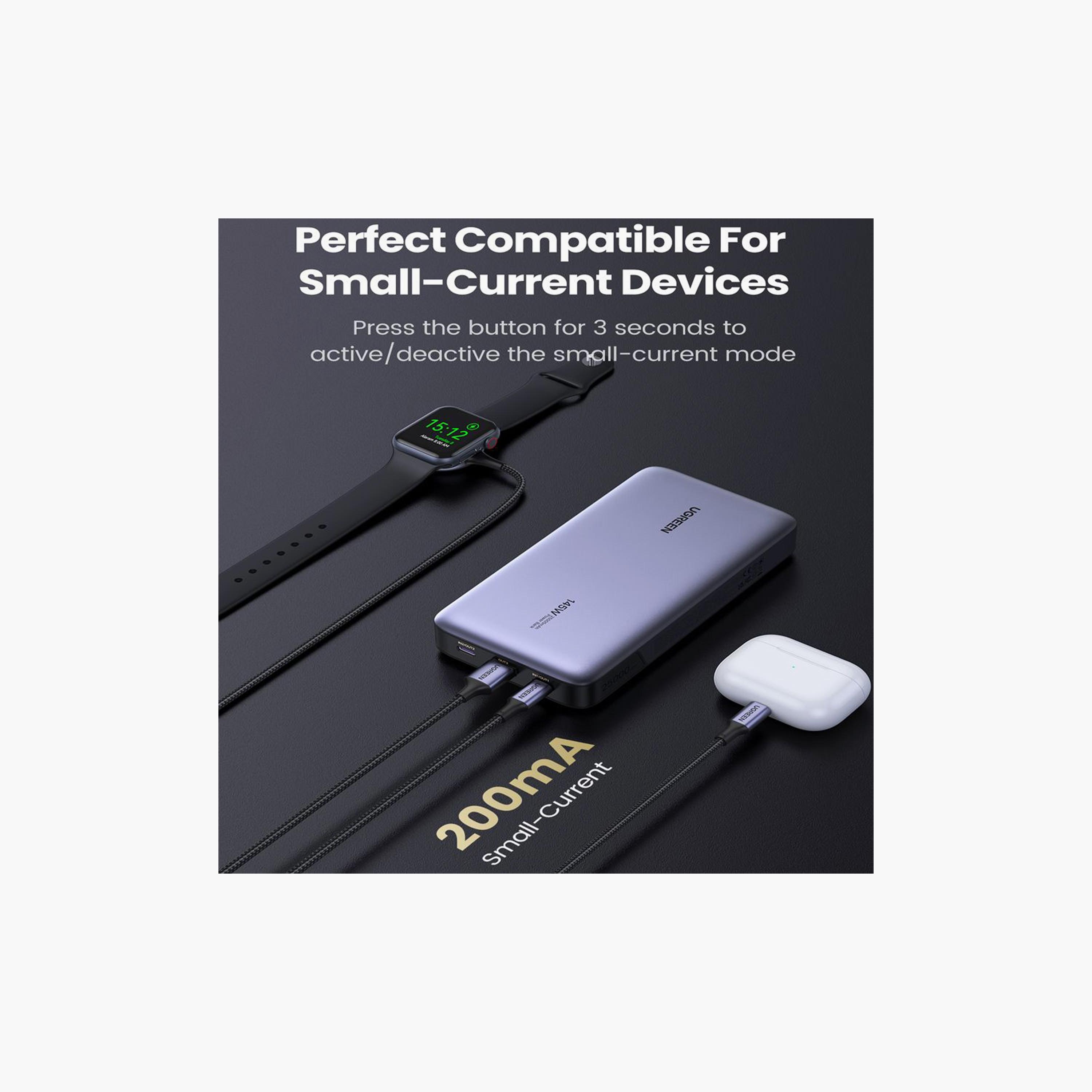 UGREEN Power Bank 25000mAh 145W Two-way Fast Charging - Grey | 90597A-electronics-portabledevices-image-5