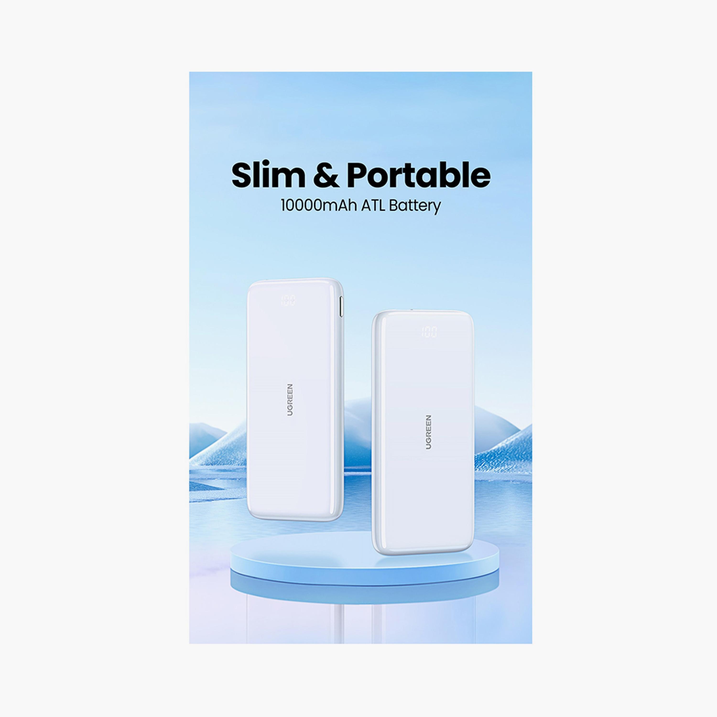 UGREEN Power Bank Two-Way Fast Charging Ultra Slim 10000 20W - White | 80700-electronics-accessories-mobileaccesories-image-4