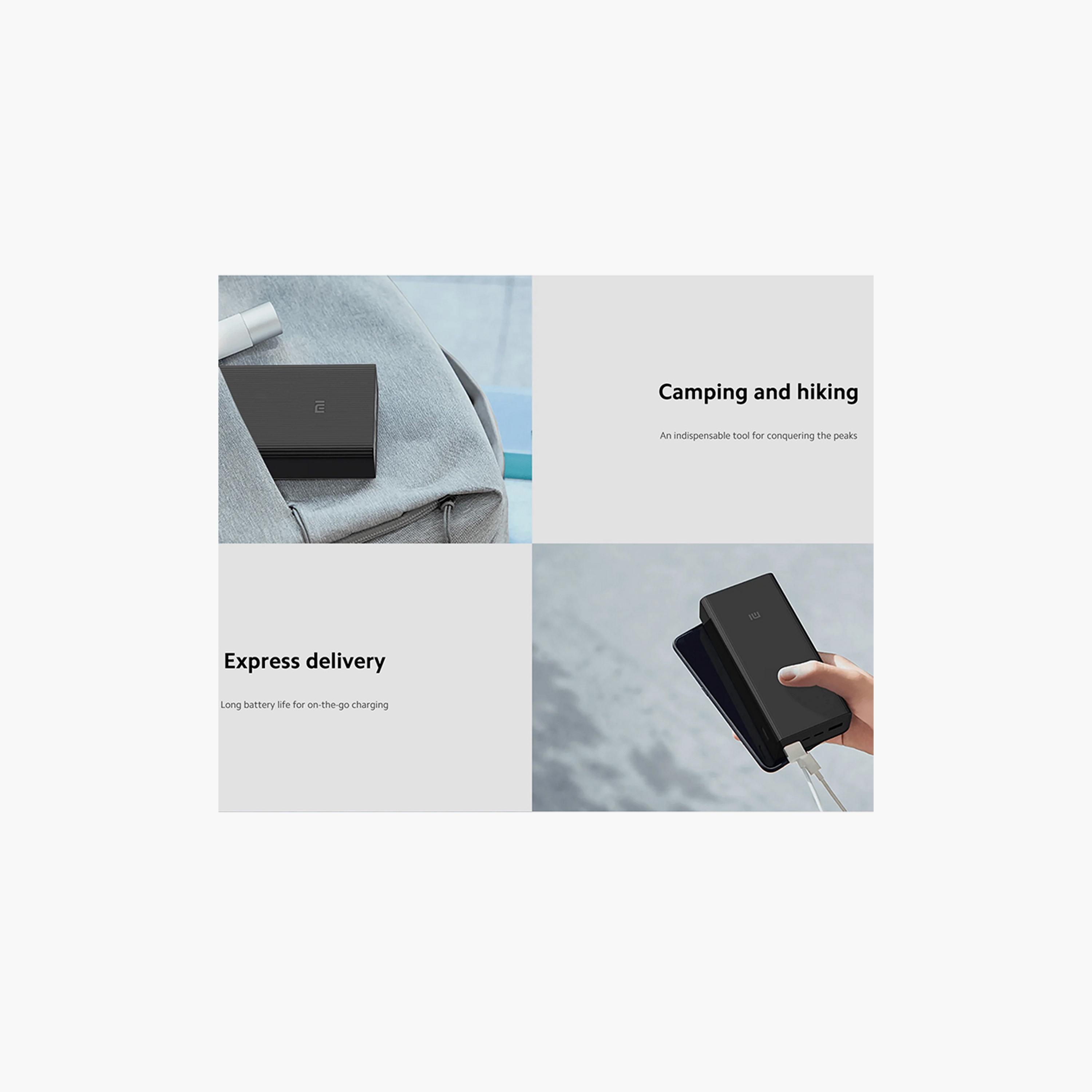 Xiaomi Power Bank 2-USB and USB-C Port 30000mAh 18W - Black | BHR9126GL-electronics-accessories-mobileaccesories-image-6