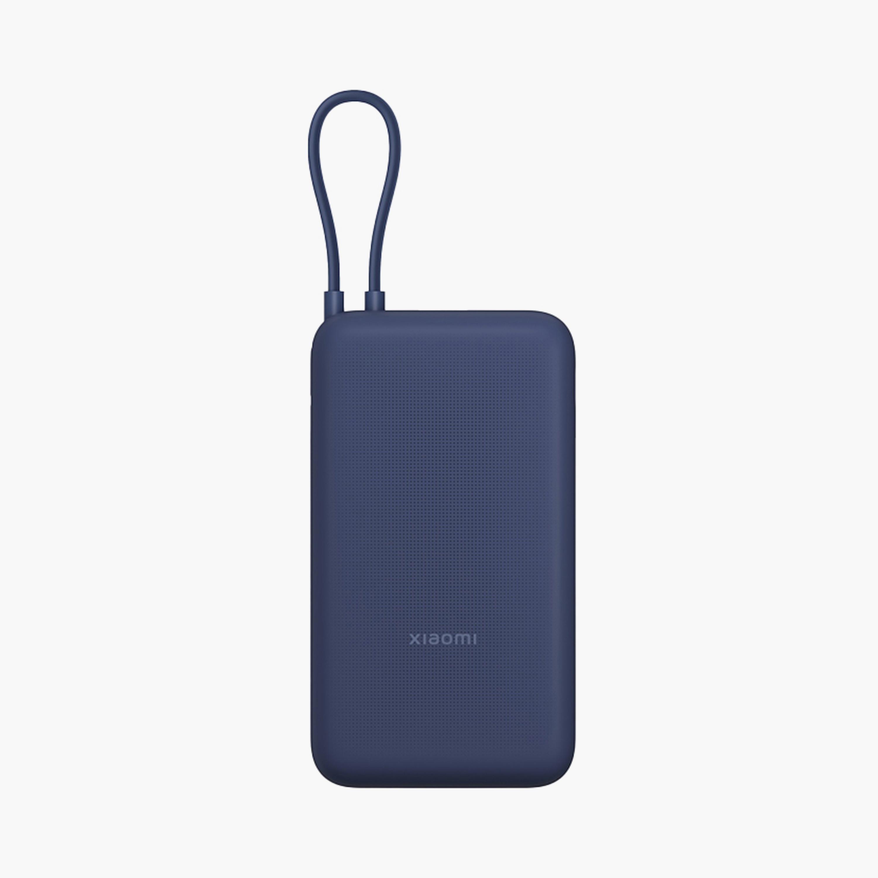 Xiaomi Power Bank USB and USB-C Port and USB-C Integrated Cable 20000mAh 33W - Blue | BHR8975GL-electronics-portabledevices-image-1