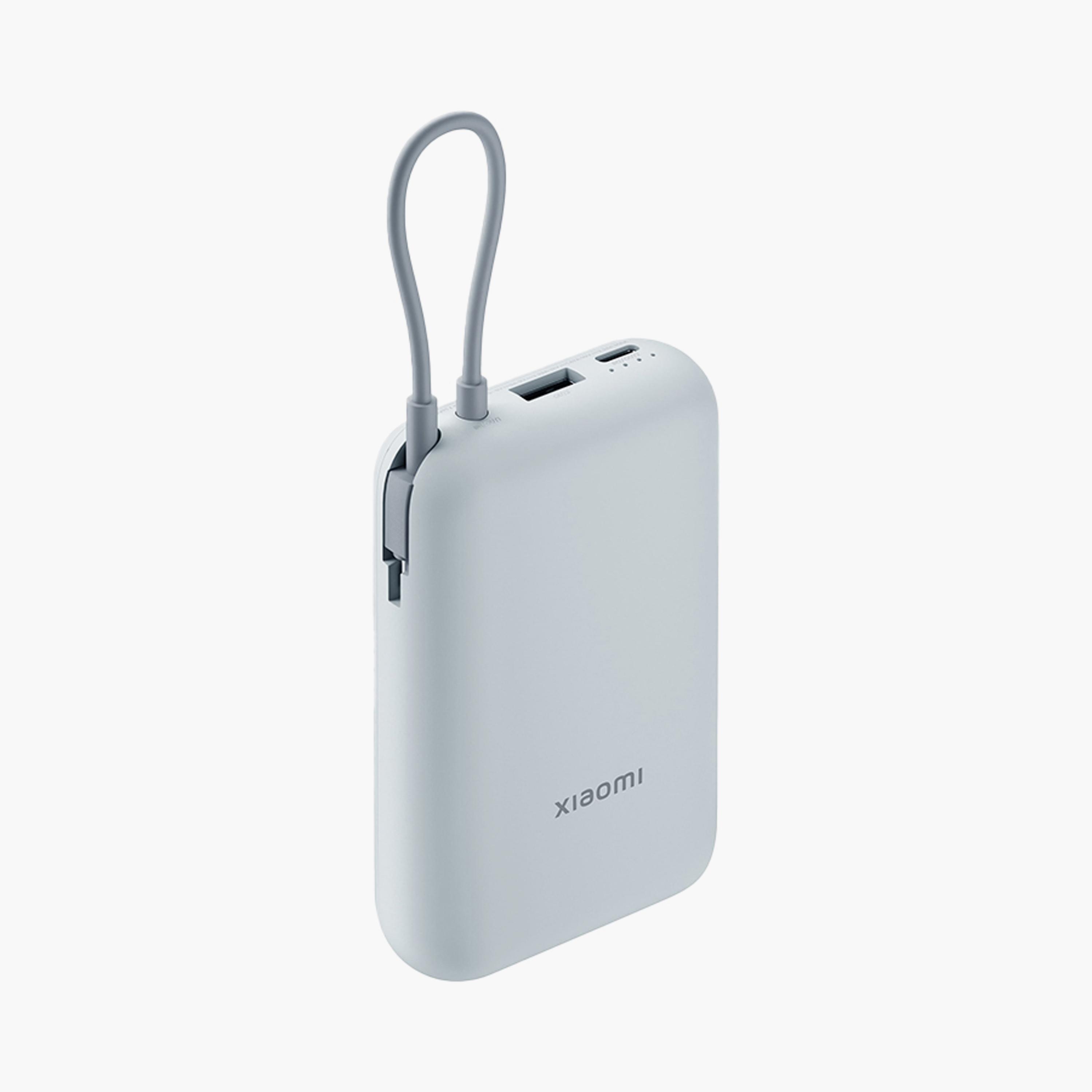 Xiaomi Power Bank Integrated Cable 10000mAh - Ice Blue | BHR9073GL-electronics-portabledevices-image-1