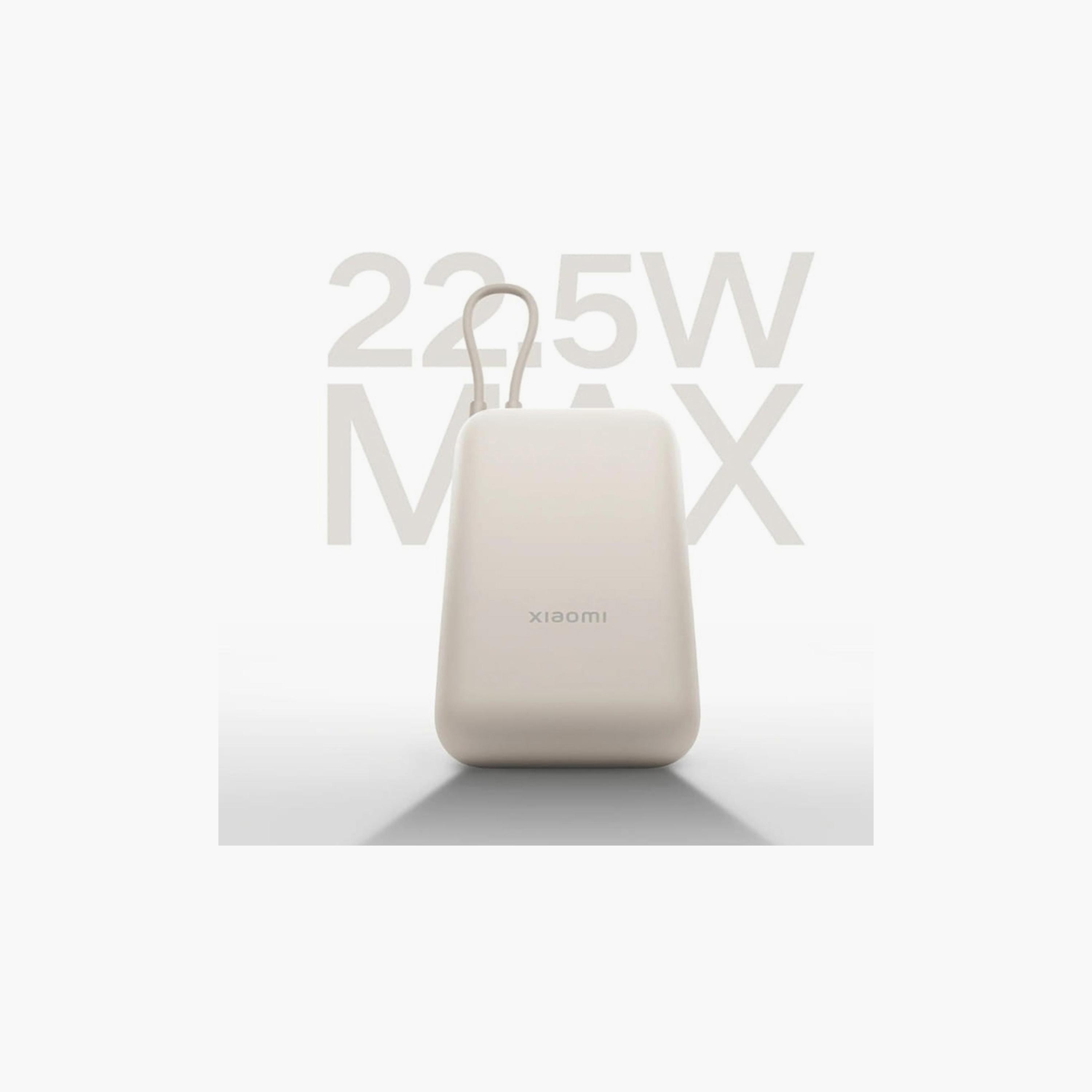 Xiaomi Power Bank 10000mAh Integrated Cable USB and USB-C Port 22.5W - Tan | BHR9072GL-electronics-portabledevices-image-3
