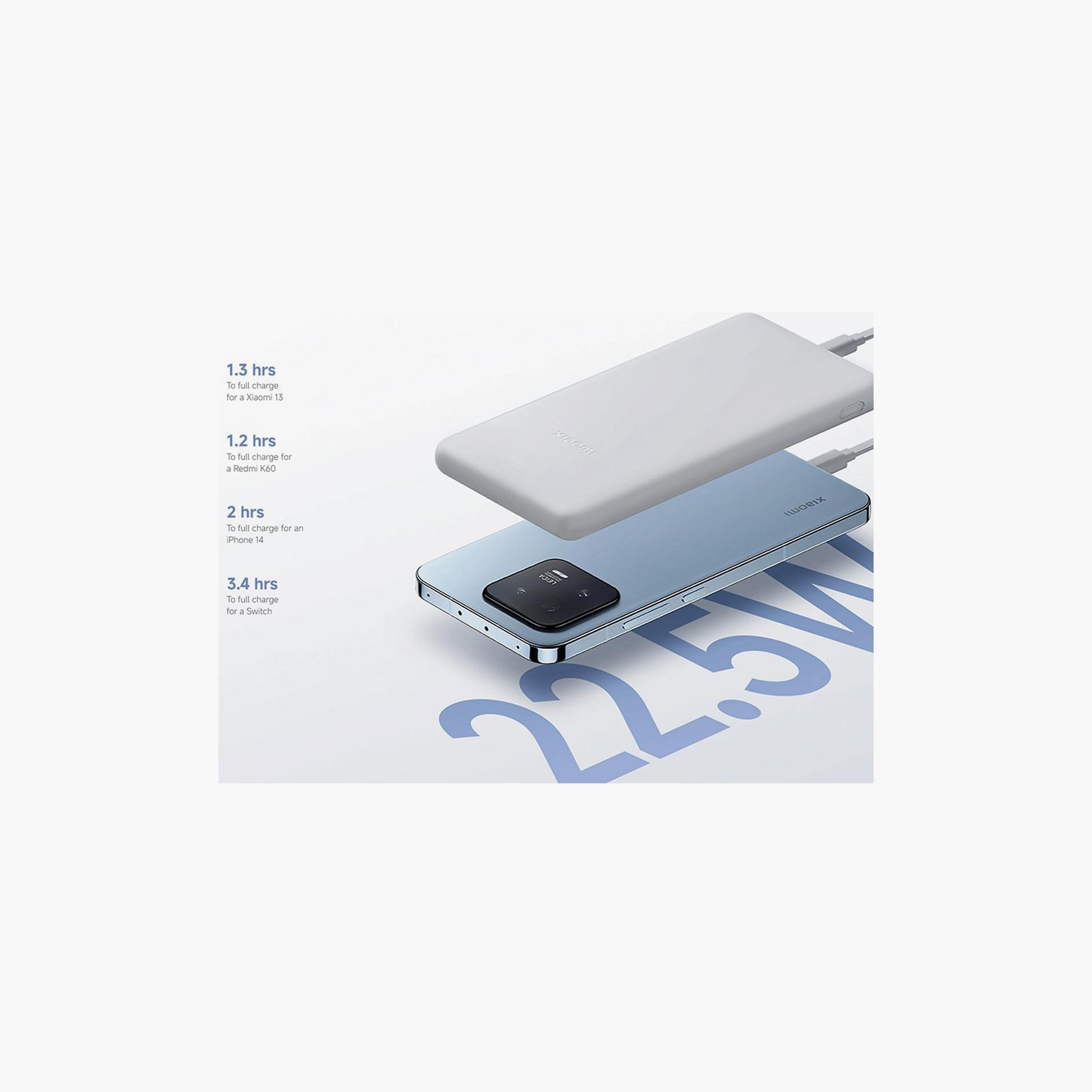 Xiaomi Power Bank Lite USB-C and 2 USB Ports 10000mAh 22.5W - White | BHR9350GL-electronics-accessories-mobileaccesories-image-6