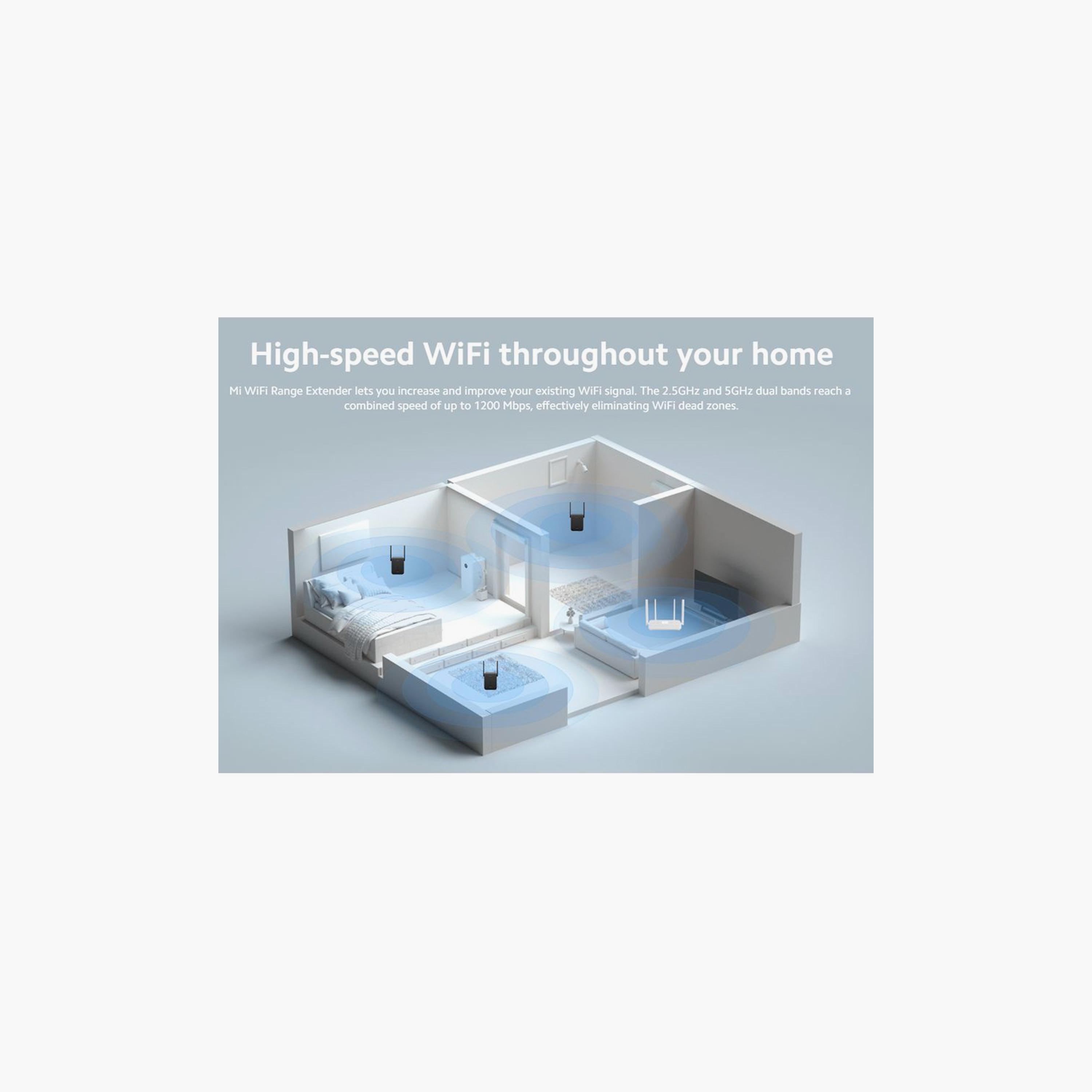 Xiaomi Mi Wi-Fi Range Extender AC1200 - Black | DVB4348GL-electronics-portabledevices-image-4