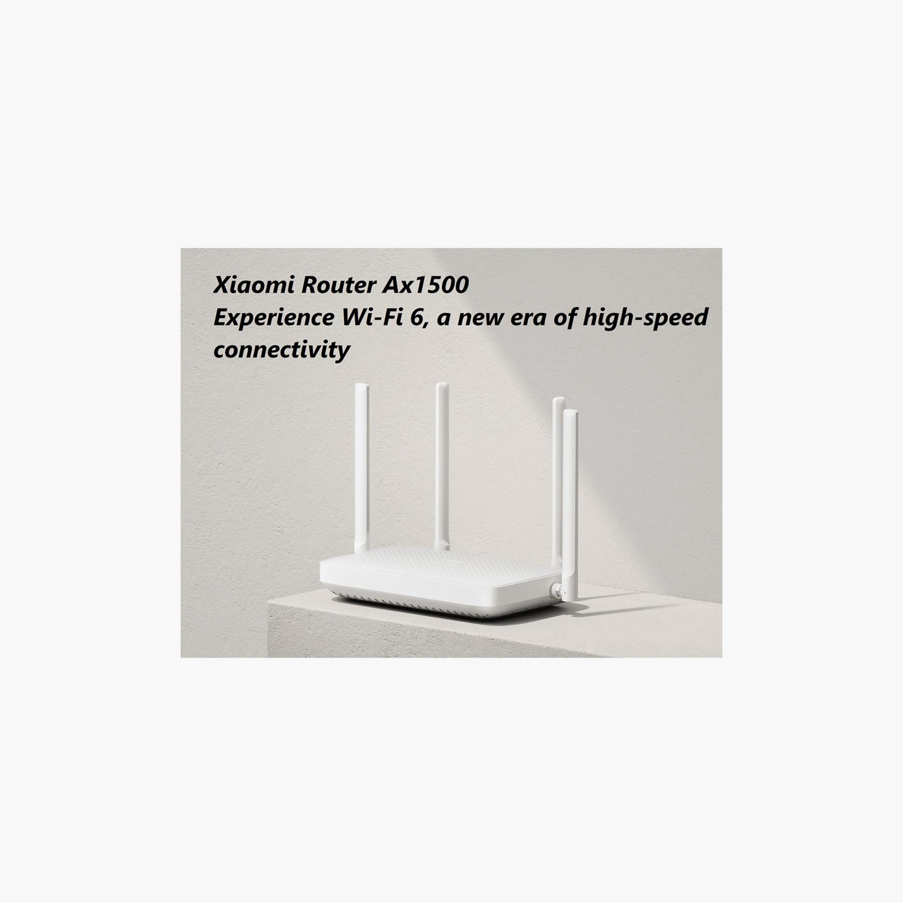 Xiaomi Router Ultra-fast Wi-Fi 6 AX1500 - White | DVB4415UK-electronics-portabledevices-image-2