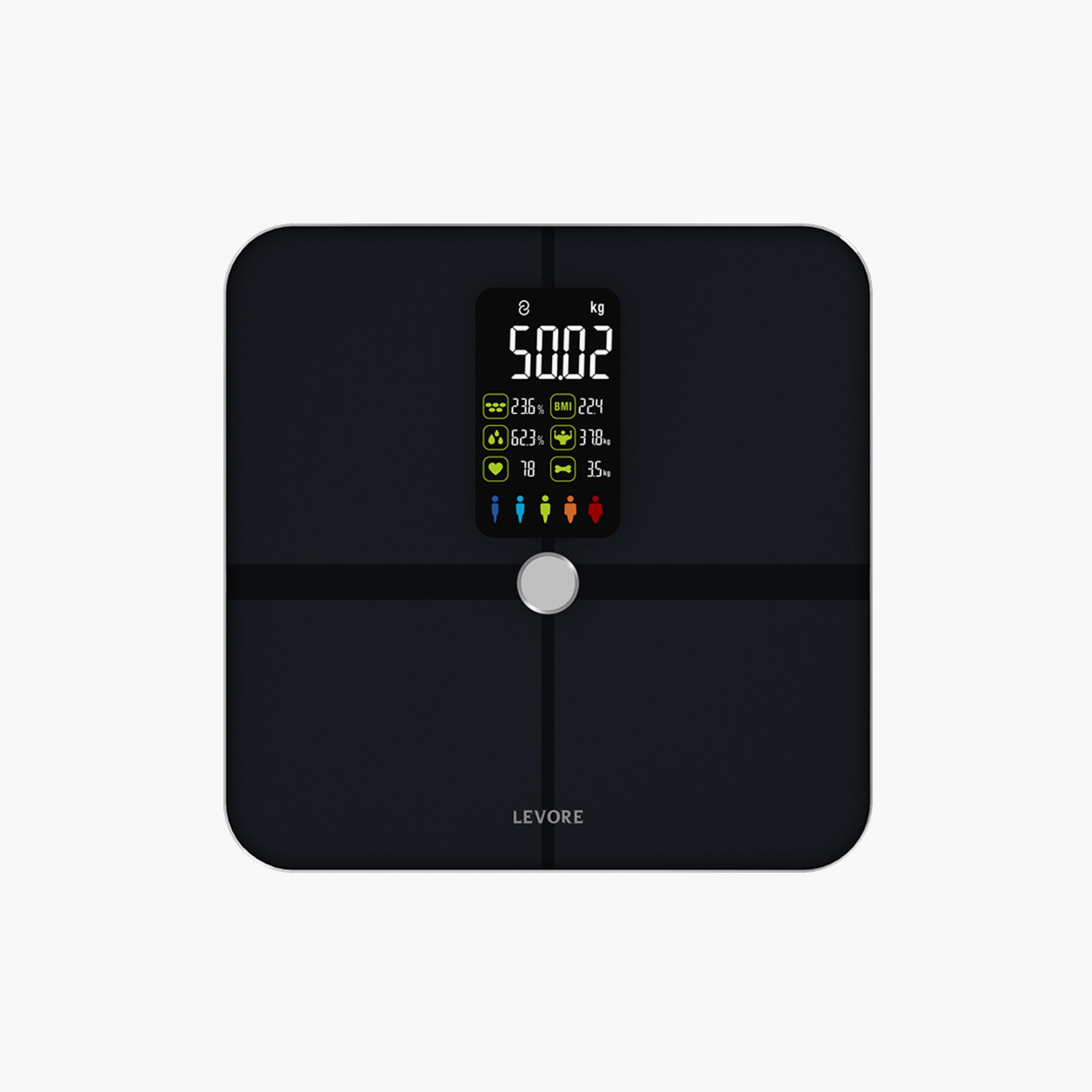 Levore Smart Scale Body Fat - Black | LFS522-BK-electronics-portabledevices-image-2