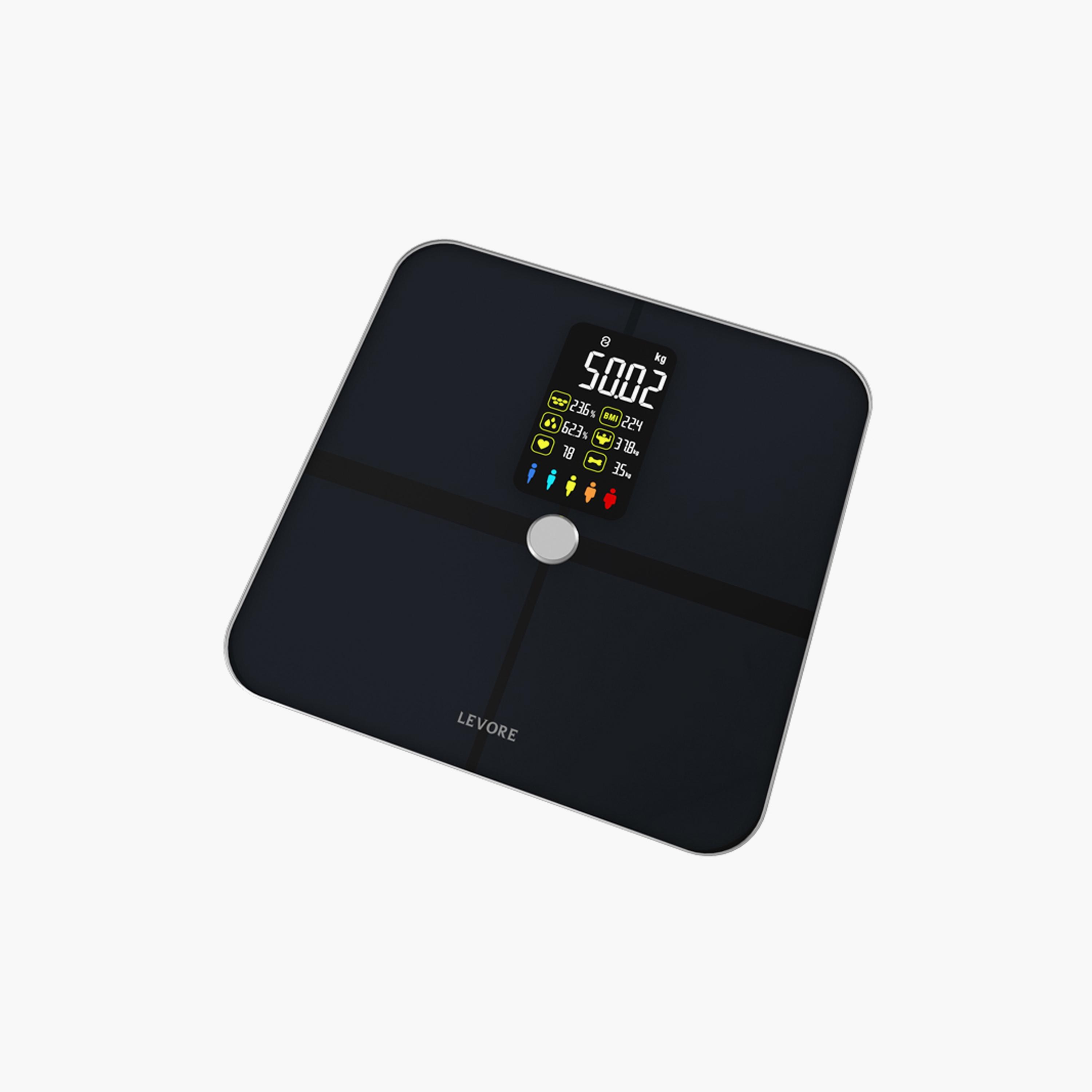 Levore Smart Scale Body Fat - Black | LFS522-BK-electronics-portabledevices-image-4