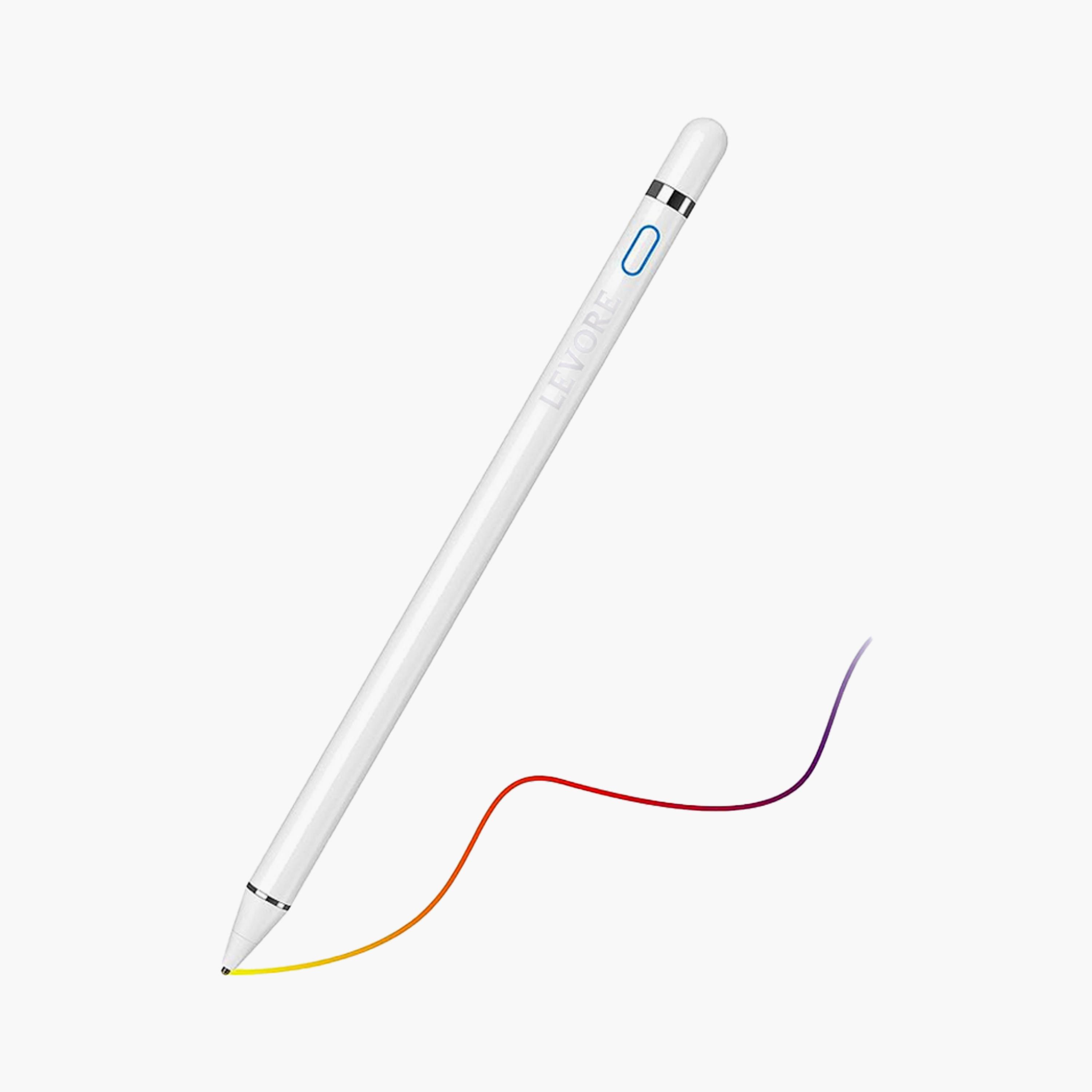 Levore Smart Pen with Magnetic Cap for Writing & Drawing, Compatible with iPads - White | LTP11-WH-electronics-accessories-computeraccesories-image-1
