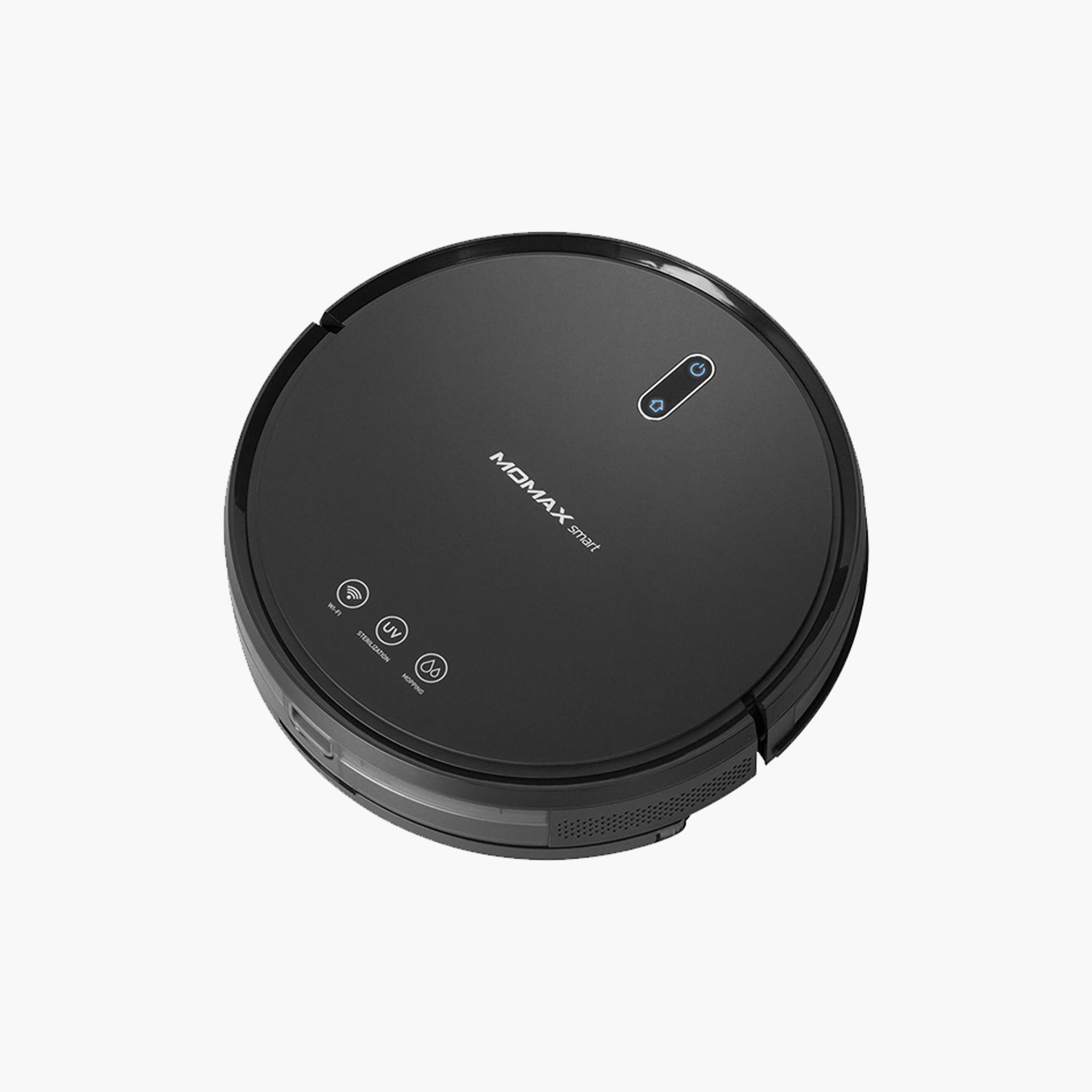 Momax Trio-Cleanse IoT UV-C Vacuum Robot, Sweeps, Wipes & Sterilizes - Black | RO1SUKD-household-appliances-homeappliances-vacuumcleaners-image-2