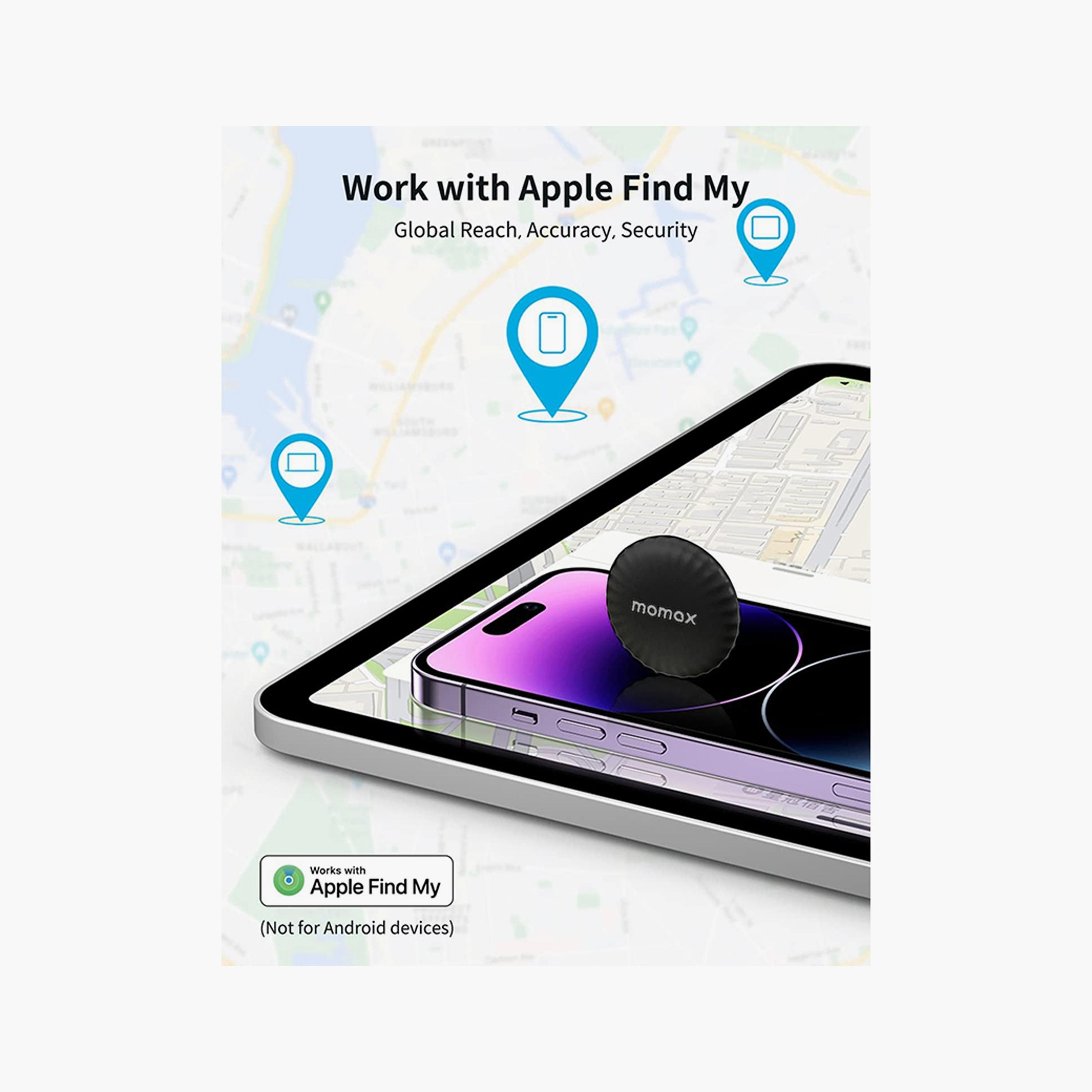 Momax PinTag Find My Tracker - Black | BR5DHK1-electronics-portabledevices-image-2