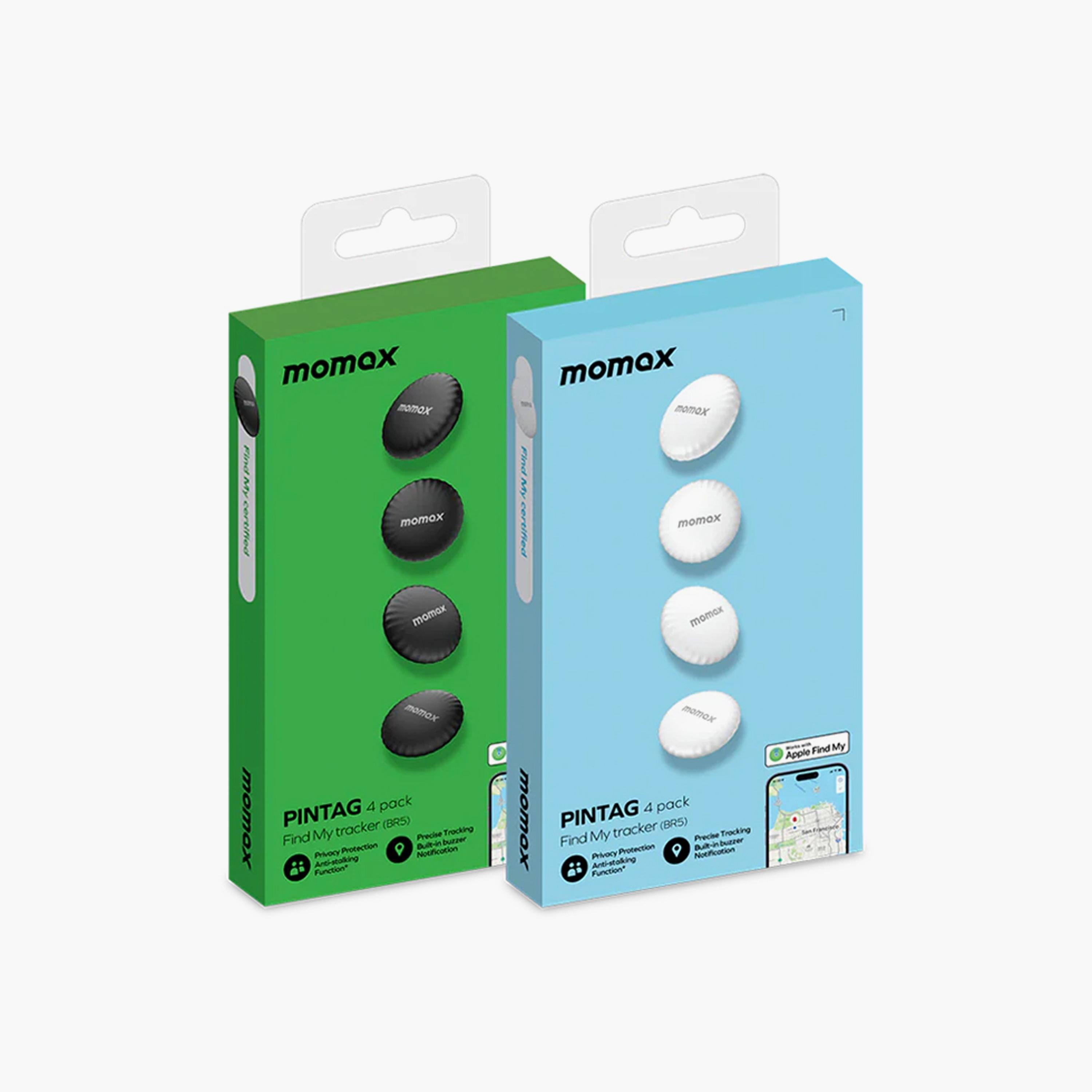 Momax PinTag Find My Tracker 4-pack - Black | BR5GSDHK1-electronics-portabledevices-image-3