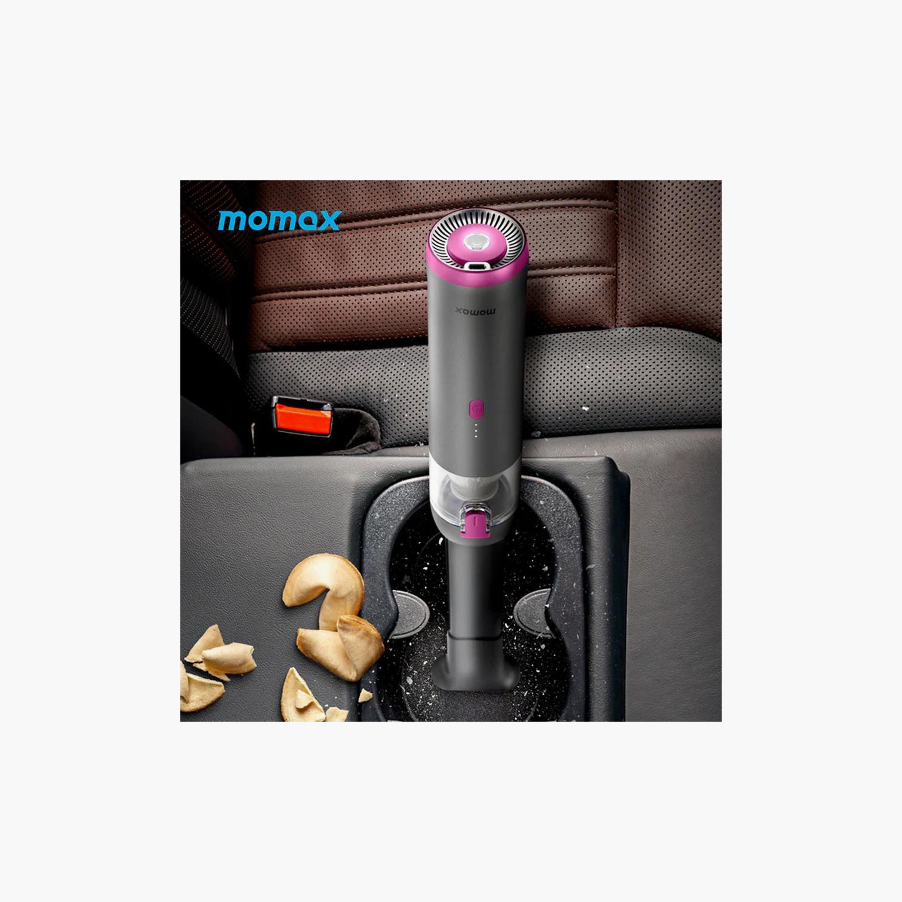 Momax Micro Cleaner Compact Cordless Vacuum 6000pa - Grey | RO3E-household-appliances-homeappliances-vacuumcleaners-image-5
