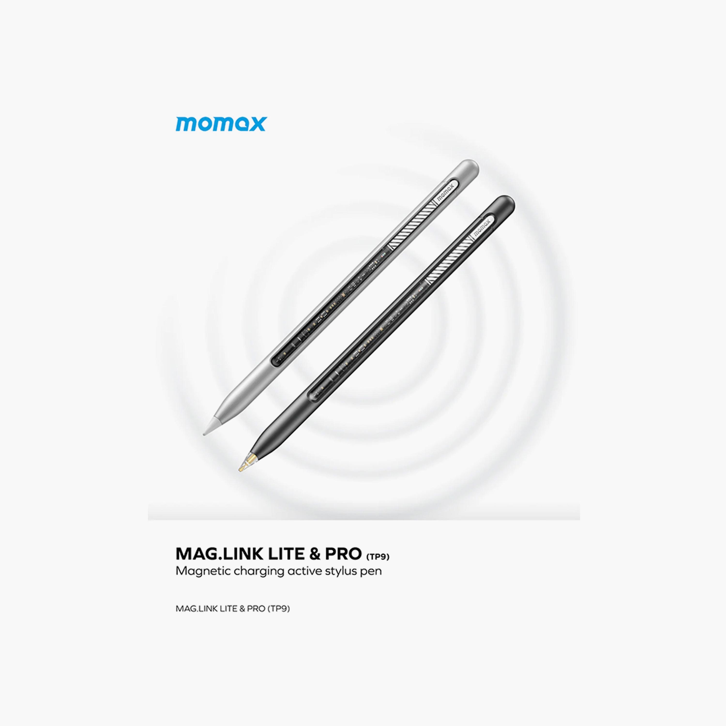 Momax Mag.Link Pro Magnetic Charging Active Stylus Pen - Grey | TP9EPROHK1-electronics-portabledevices-image-2