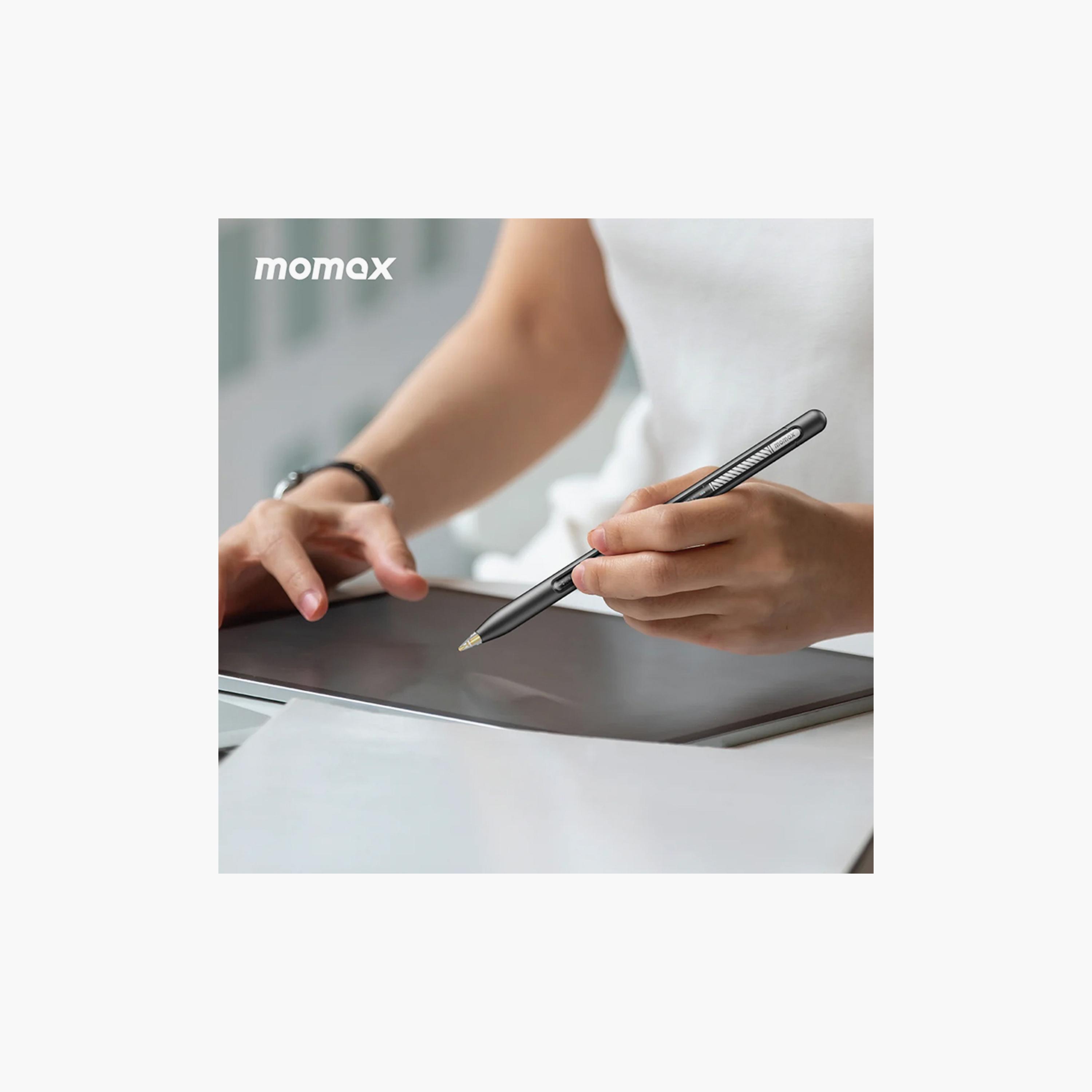 Momax Mag.Link Pro Magnetic Charging Active Stylus Pen - Grey | TP9EPROHK1-electronics-portabledevices-image-4