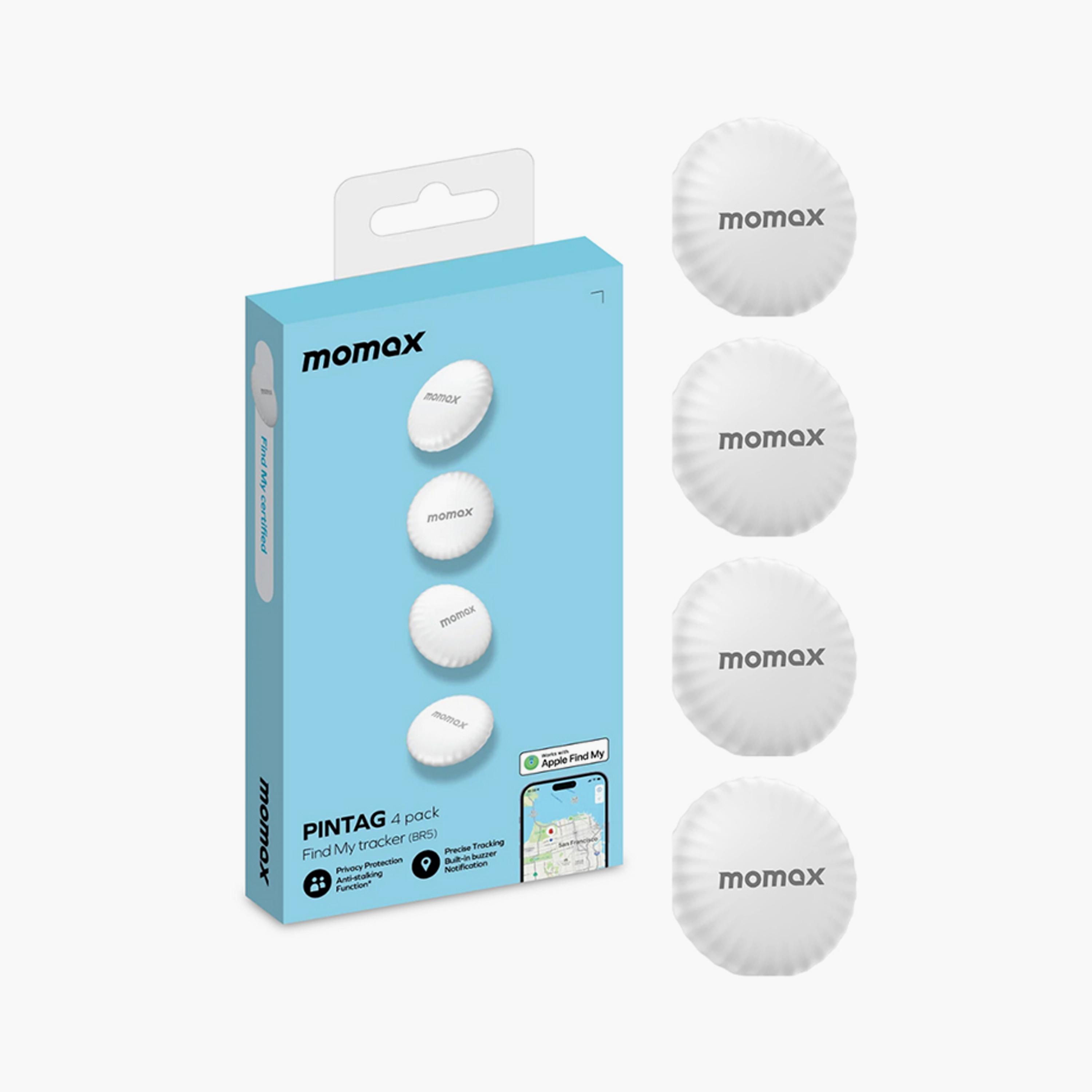 Momax PinTag Find My Tracker 4-pack - White | BR5GSWHK1-electronics-portabledevices-image-2