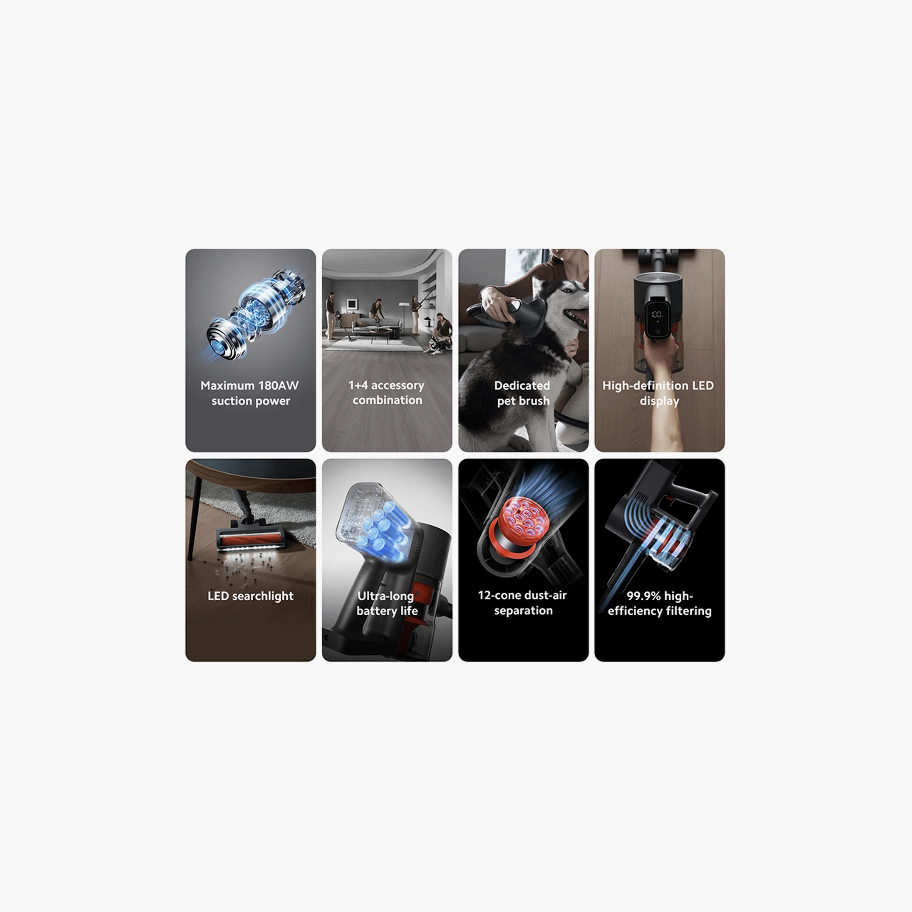 Xiaomi Vacuum Wireless Cleaner G20 Max 180AW 25000Pa - Black | BHR8827HK-household-appliances-homeappliances-vacuumcleaners-image-5