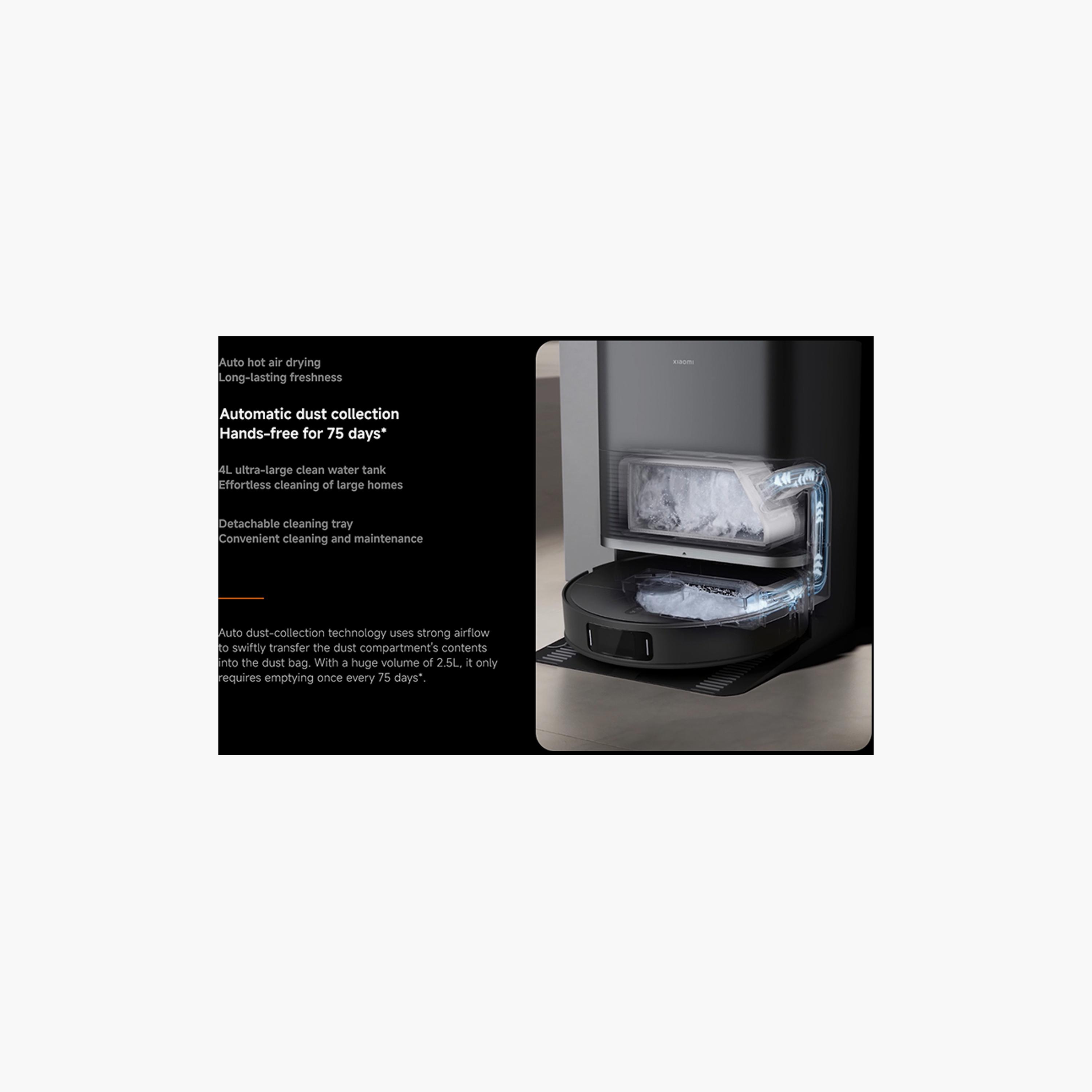 Xiaomi Mi Robot Vacuum X20 Max Mop and Sweep 8000Pa Powerful Suction LDS - Black | BHR9217GB-household-appliances-homeappliances-vacuumcleaners-image-6