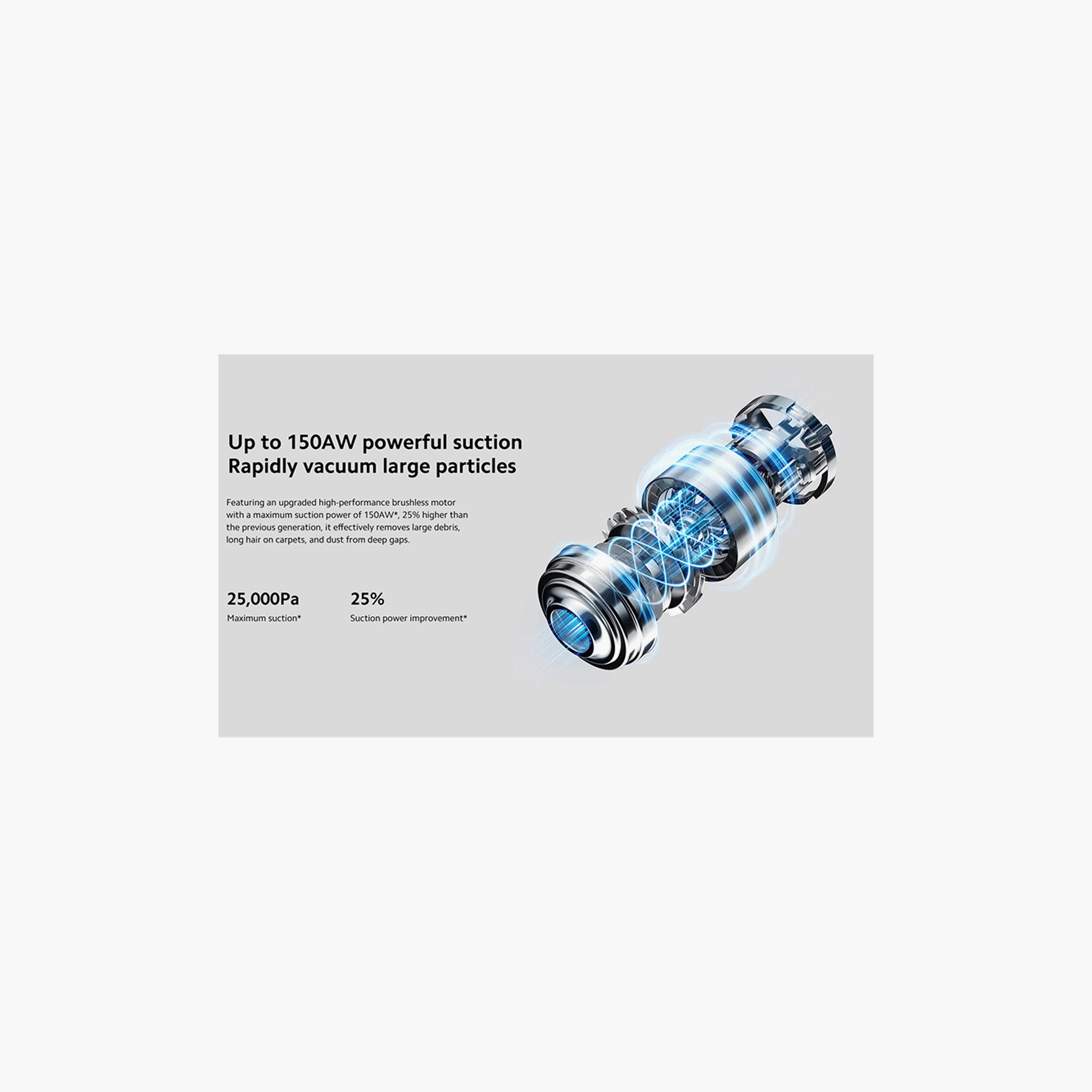 Xiaomi Vacuum Wireless Cleaner G20 150AW 25000Pa - White | BHR8806HK-household-appliances-homeappliances-vacuumcleaners-image-5