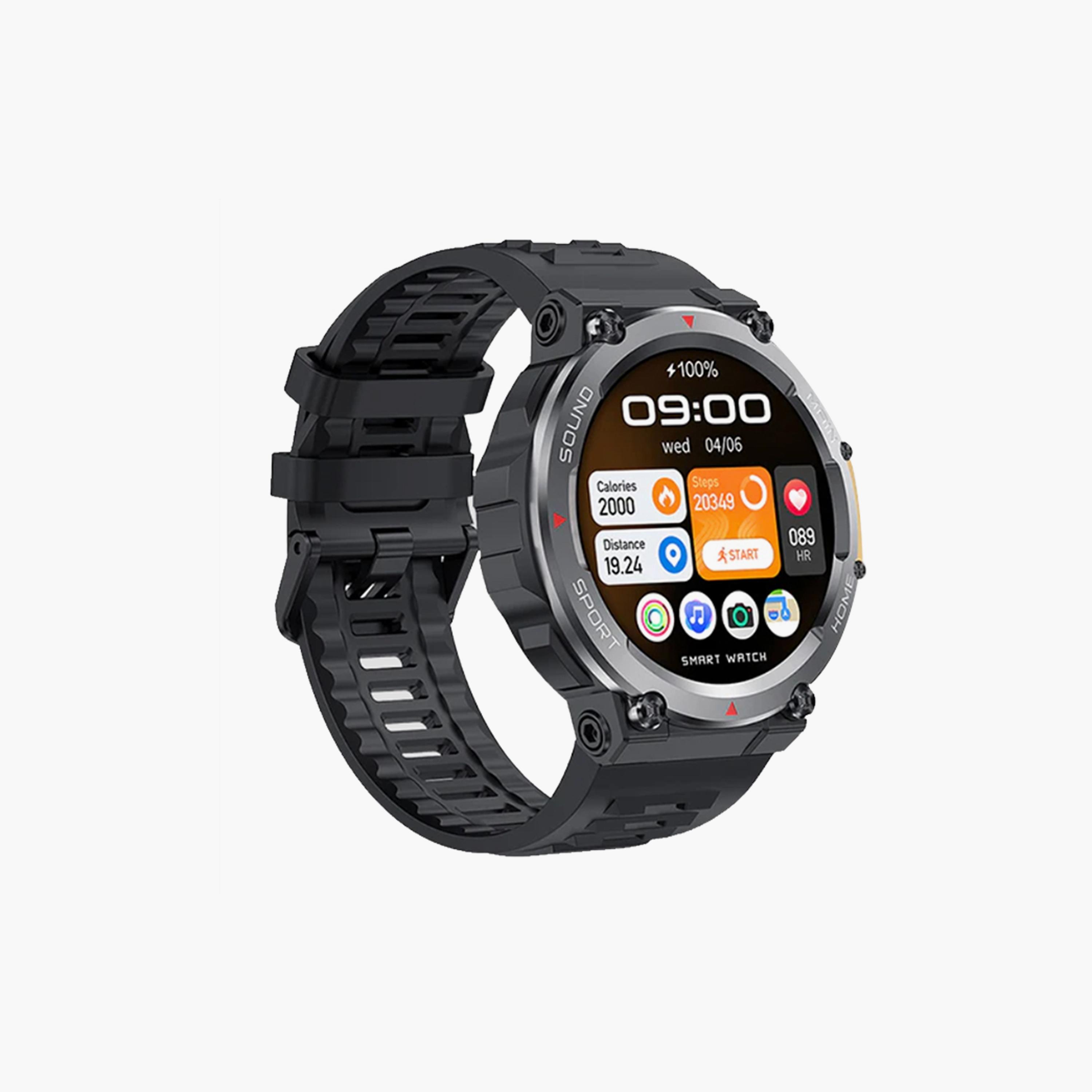 Levore Sport Smart Watch 1.5 inch TFT Screen - Black | LWS423-BK-electronics-smartwatches-image-3