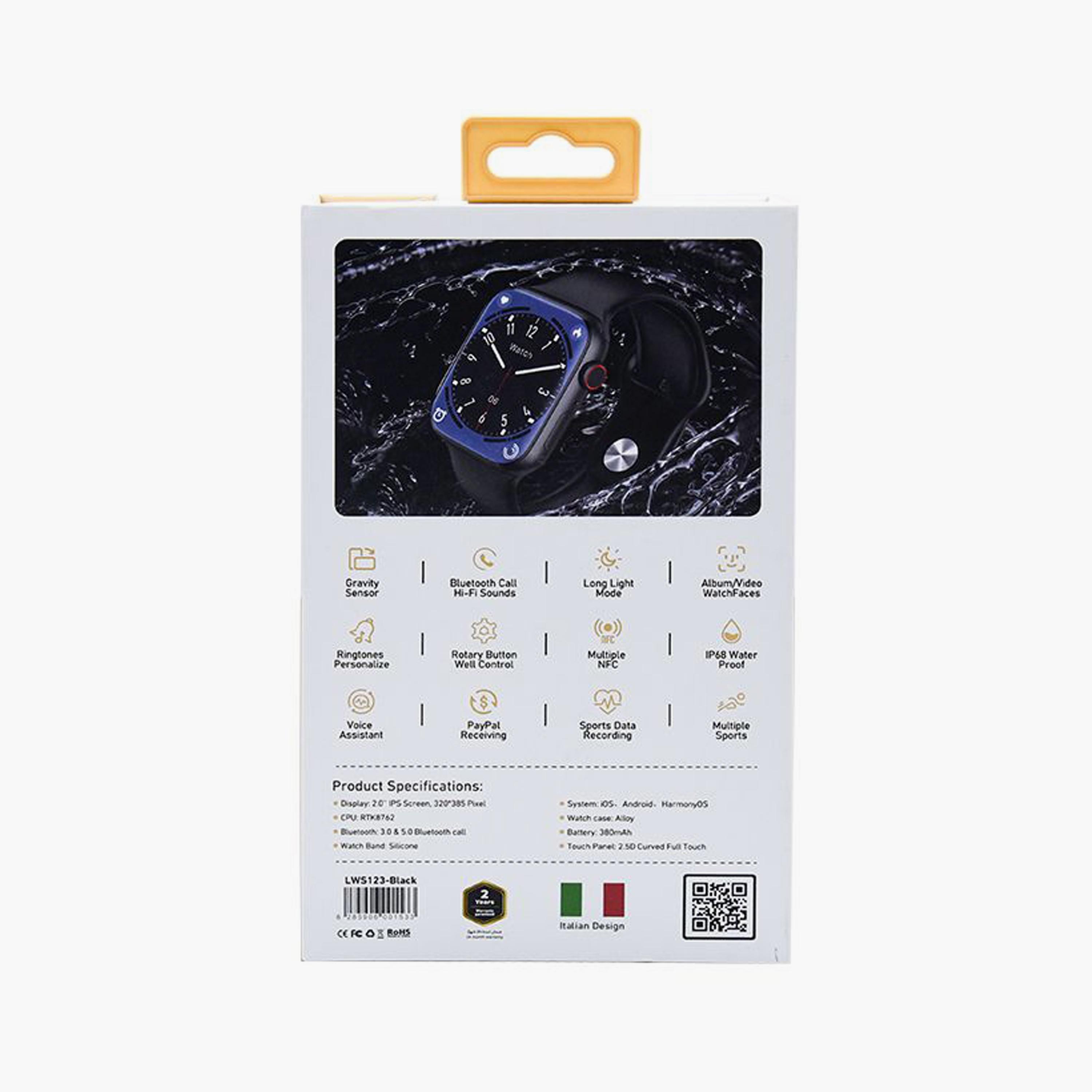 Levore Ultra Smart Watch 2.05 inch IPS Screen - Black | LWS223-BK-electronics-smartwatches-image-5