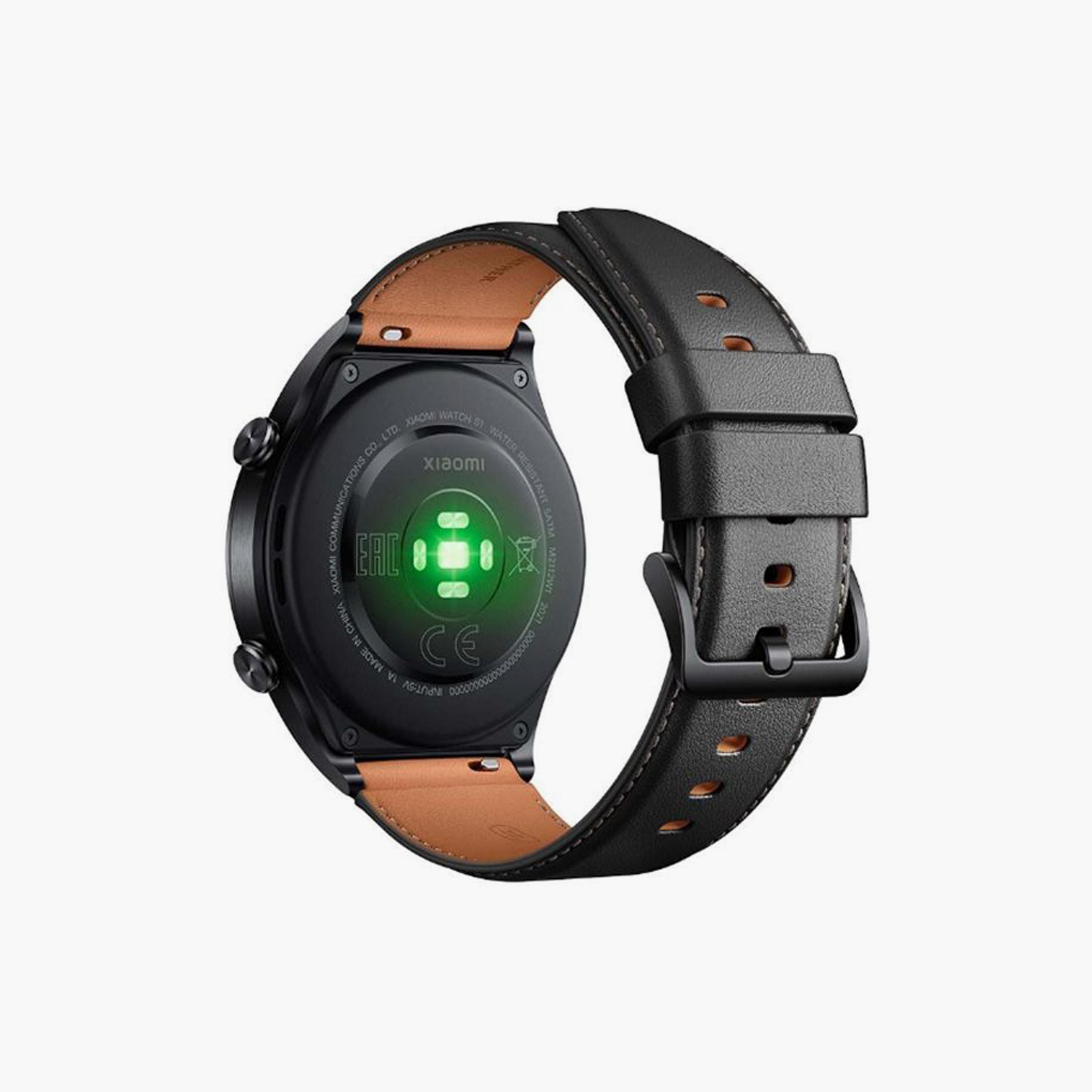 Xiaomi Watch Leather Strap Compatible with Watch S1 - Black | BHR5732GL-electronics-accessories-wearableaccesories-image-2