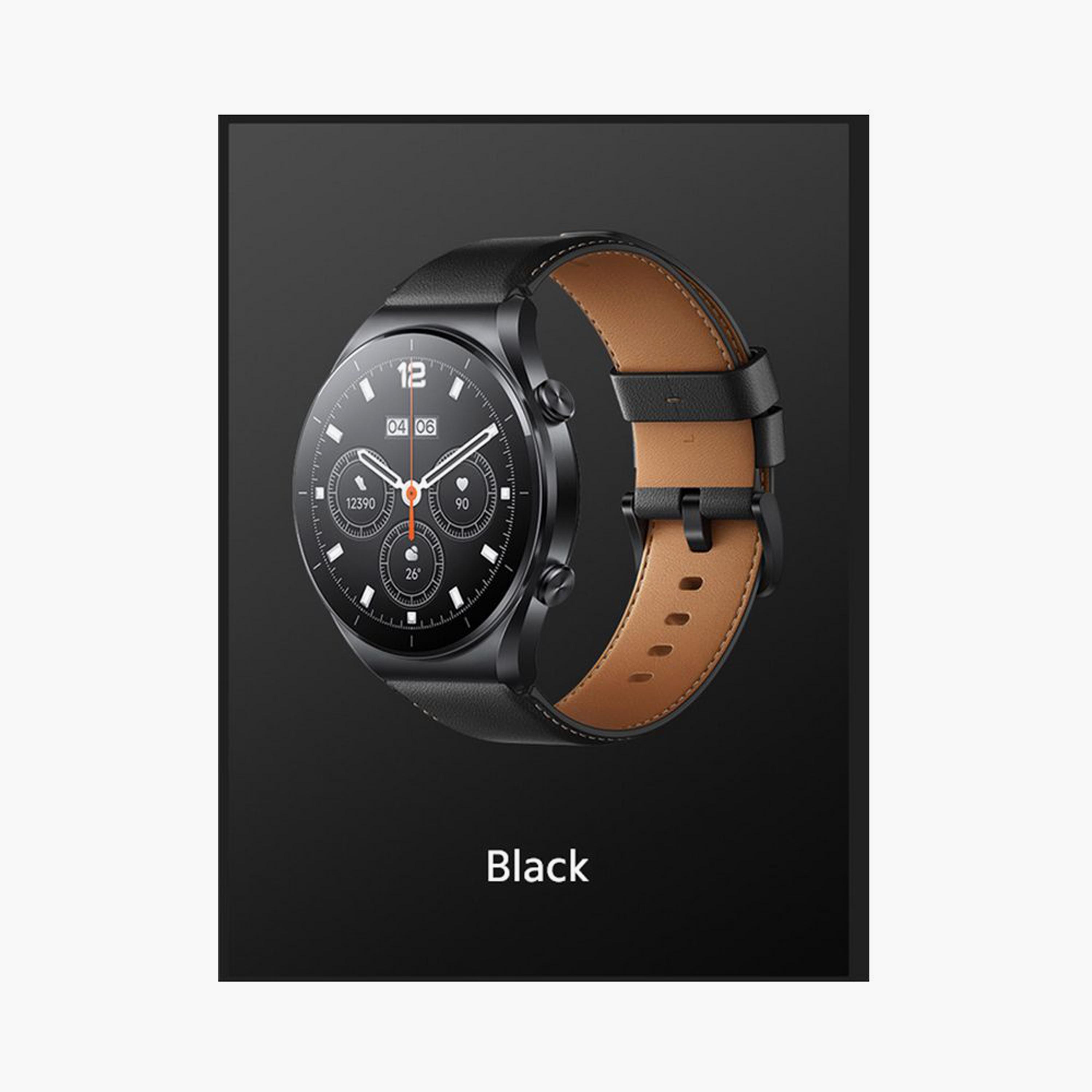 Xiaomi Watch Leather Strap Compatible with Watch S1 - Black | BHR5732GL-electronics-accessories-wearableaccesories-image-4