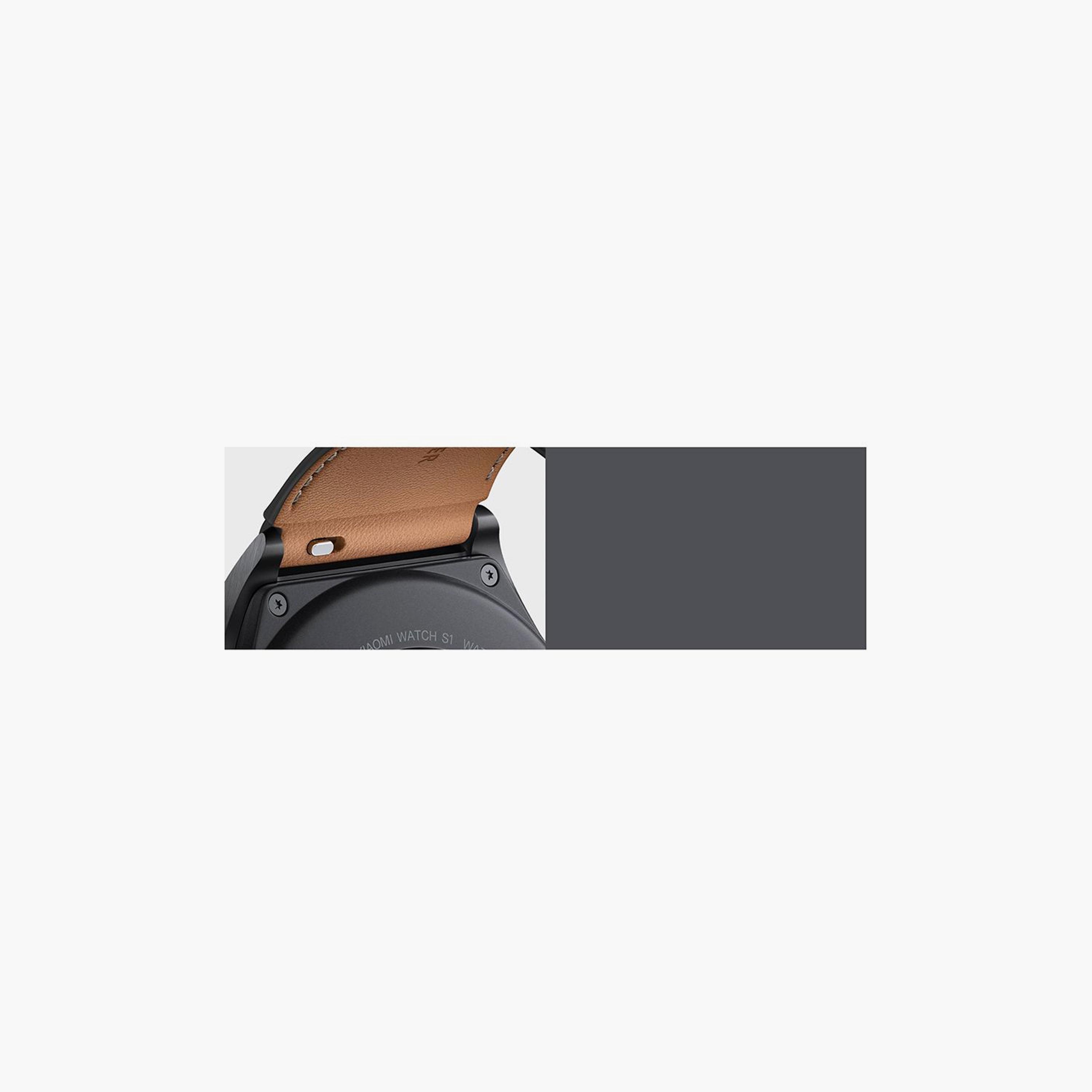 Xiaomi Watch Leather Strap Compatible with Watch S1 - Black | BHR5732GL-electronics-accessories-wearableaccesories-image-6