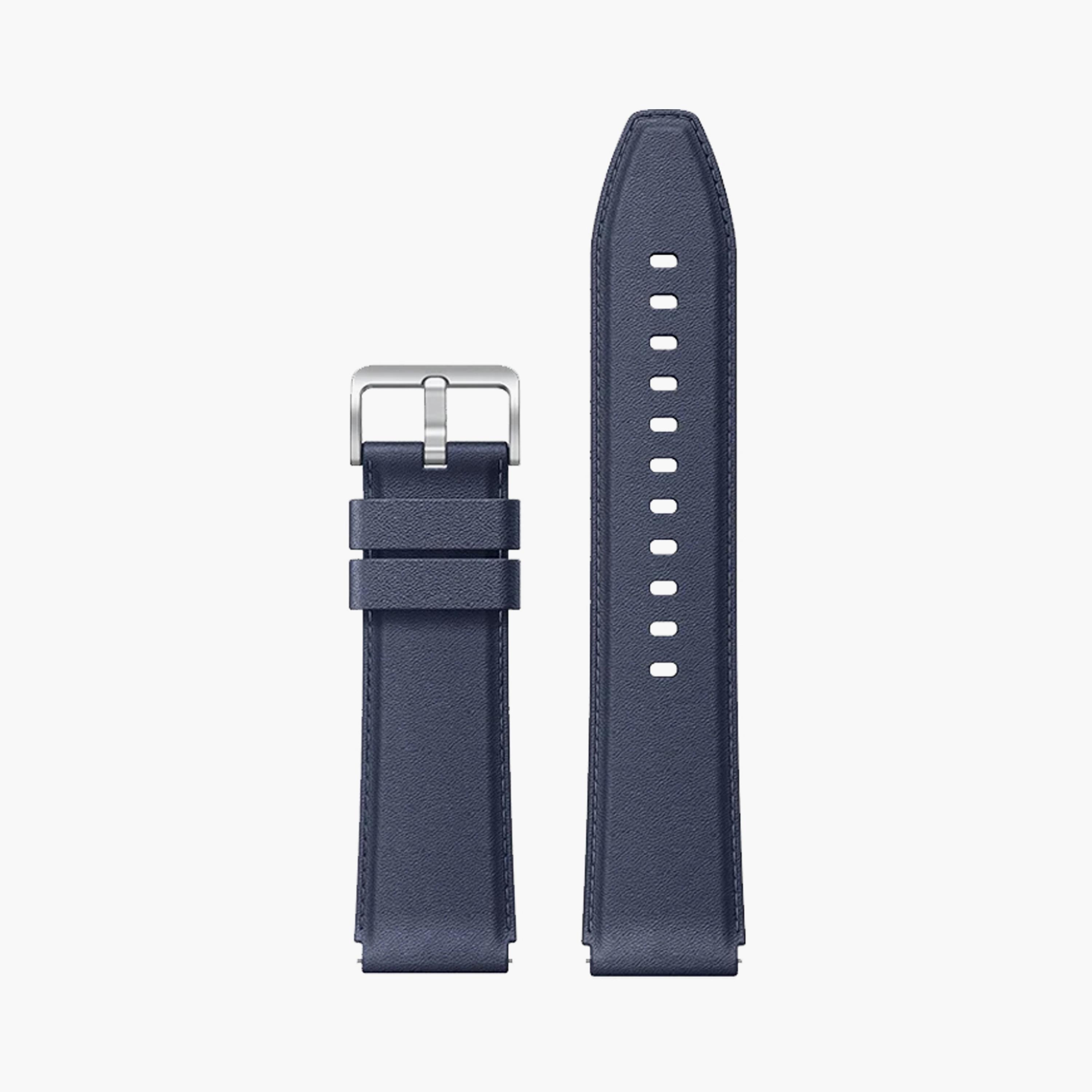 Xiaomi Watch Leather Strap Compatible with Watch S1 - Blue | BHR5728GL-electronics-accessories-wearableaccesories-image-1