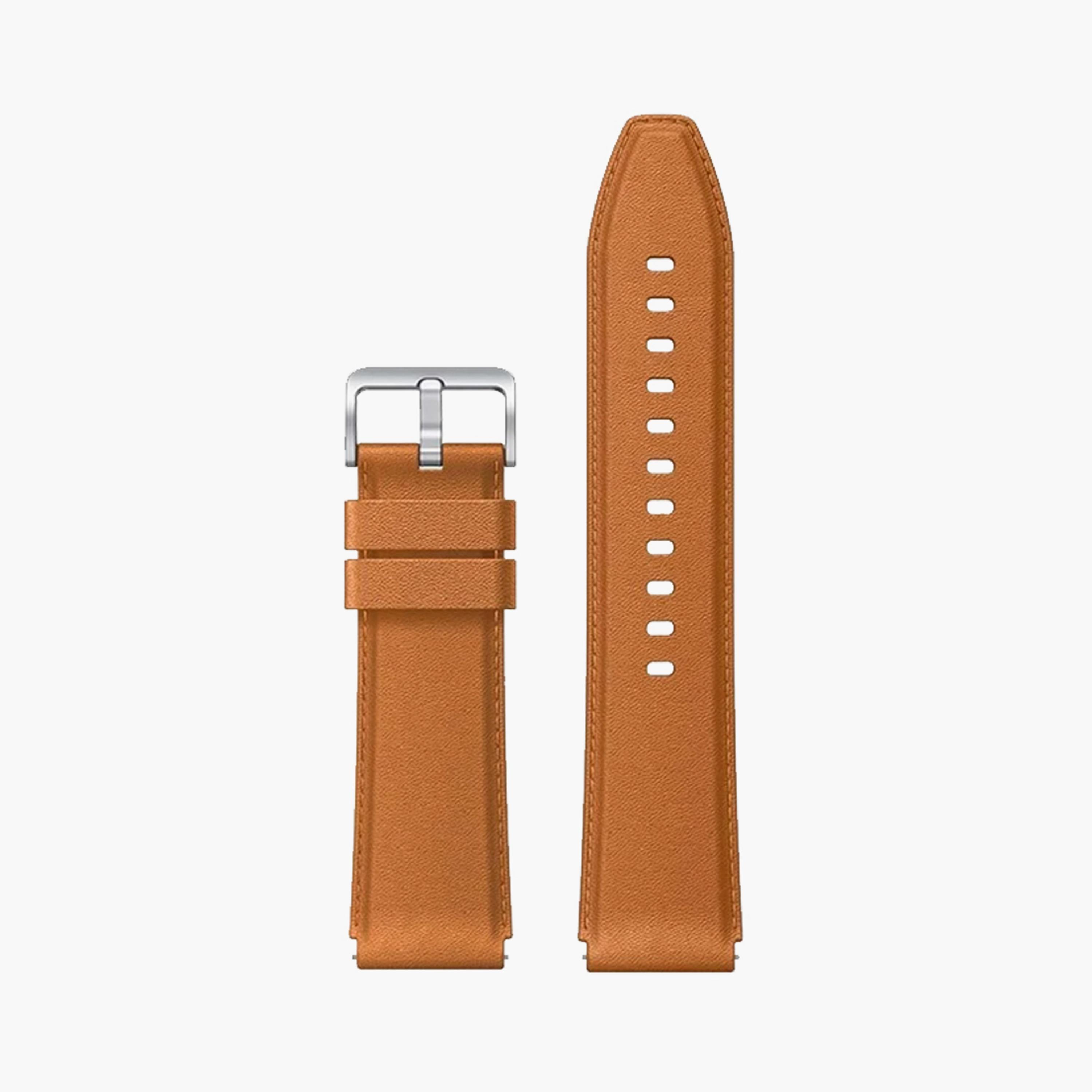 Xiaomi Watch Leather Strap Compatible with Watch S1 - Brown | BHR5591GL-electronics-accessories-wearableaccesories-image-1