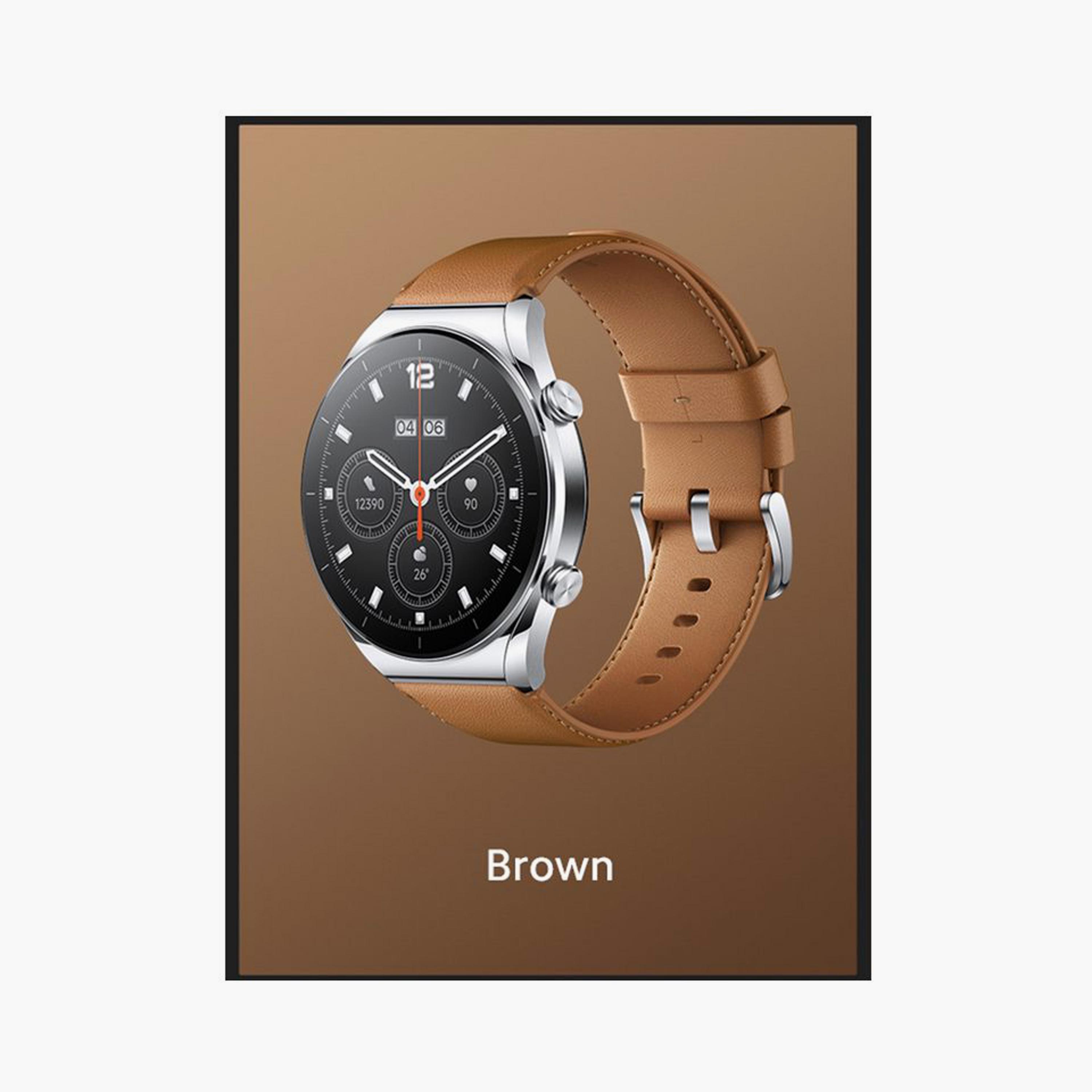 Xiaomi Watch Leather Strap Compatible with Watch S1 - Brown | BHR5591GL-electronics-accessories-wearableaccesories-image-4