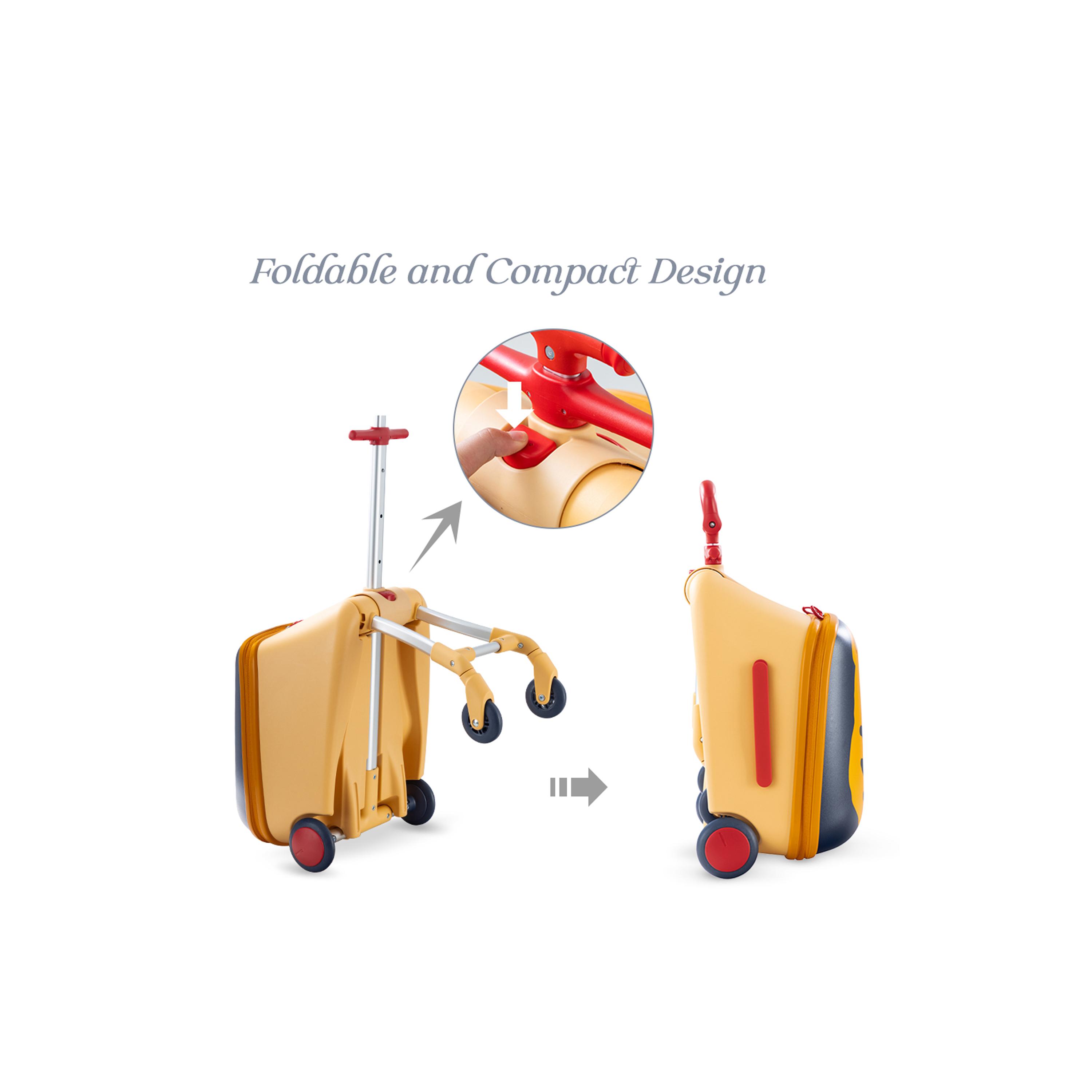 Teknum 3-In-1 Ride On Suitcase - Tiger-travel-kidstrolleyandbags-image-3