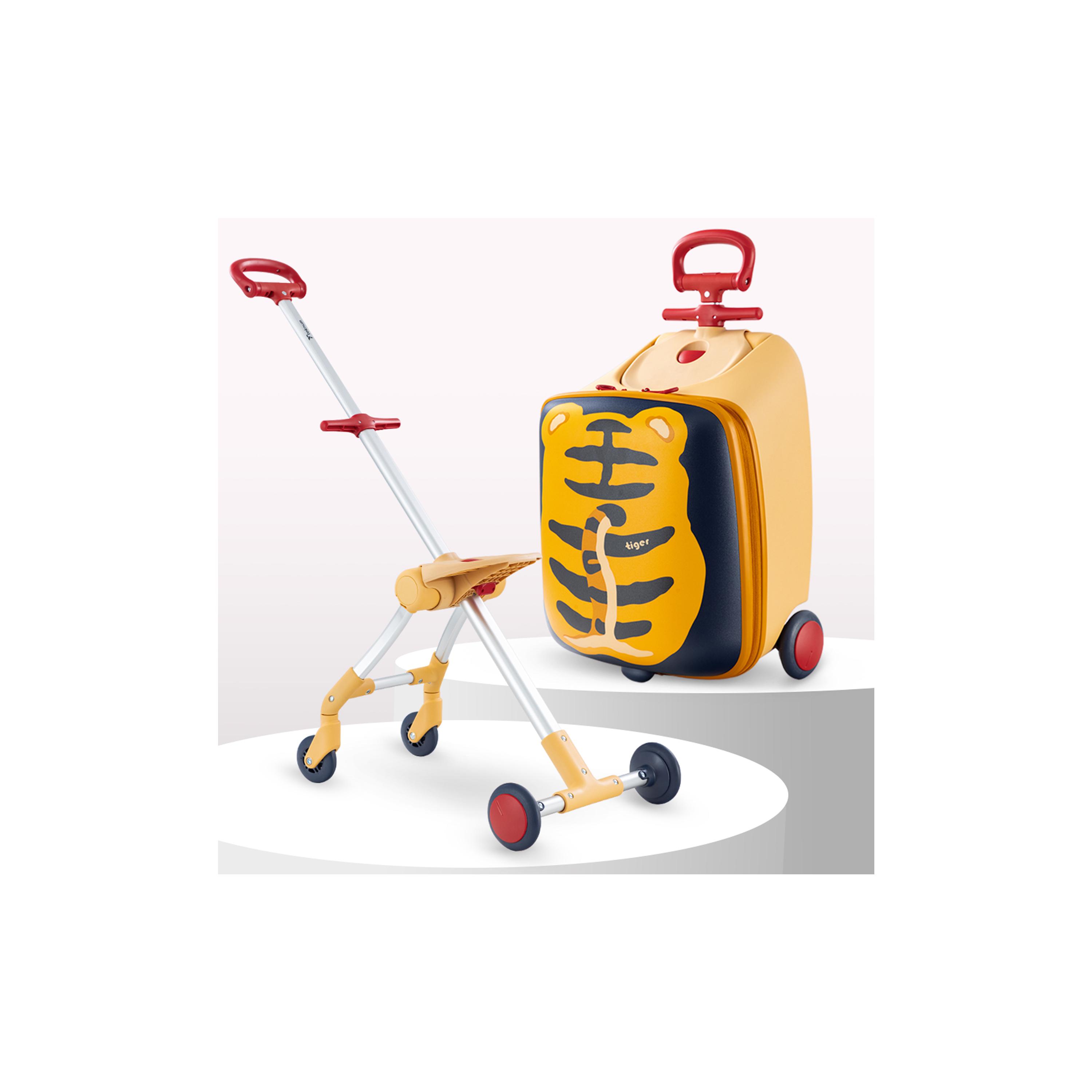 Teknum 3-In-1 Ride On Suitcase - Tiger-travel-kidstrolleyandbags-image-9