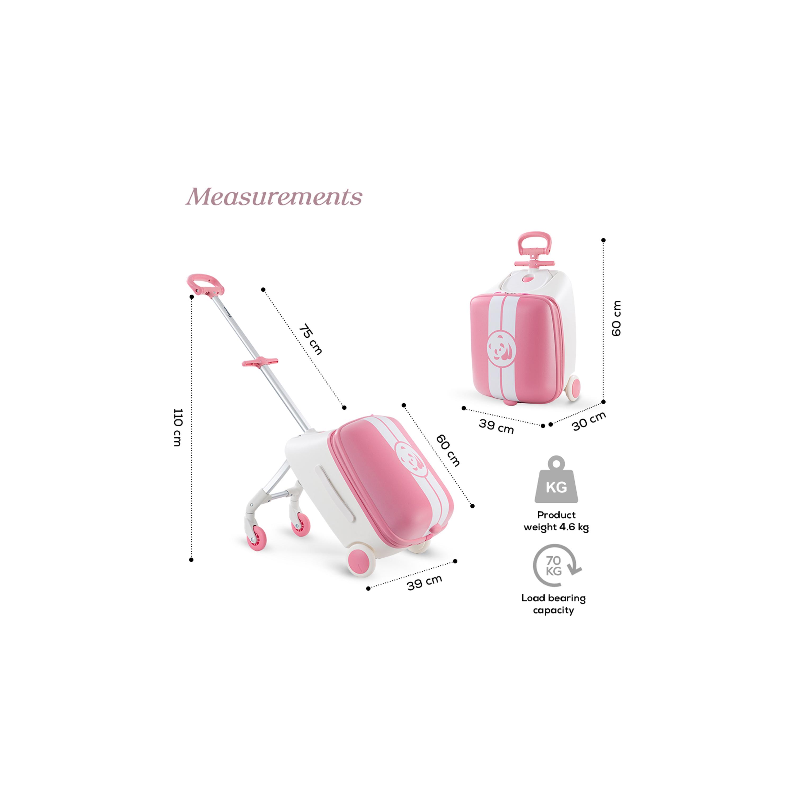 Teknum 3-In-1 Ride On Suitcase - Panda-travel-kidstrolleyandbags-image-10