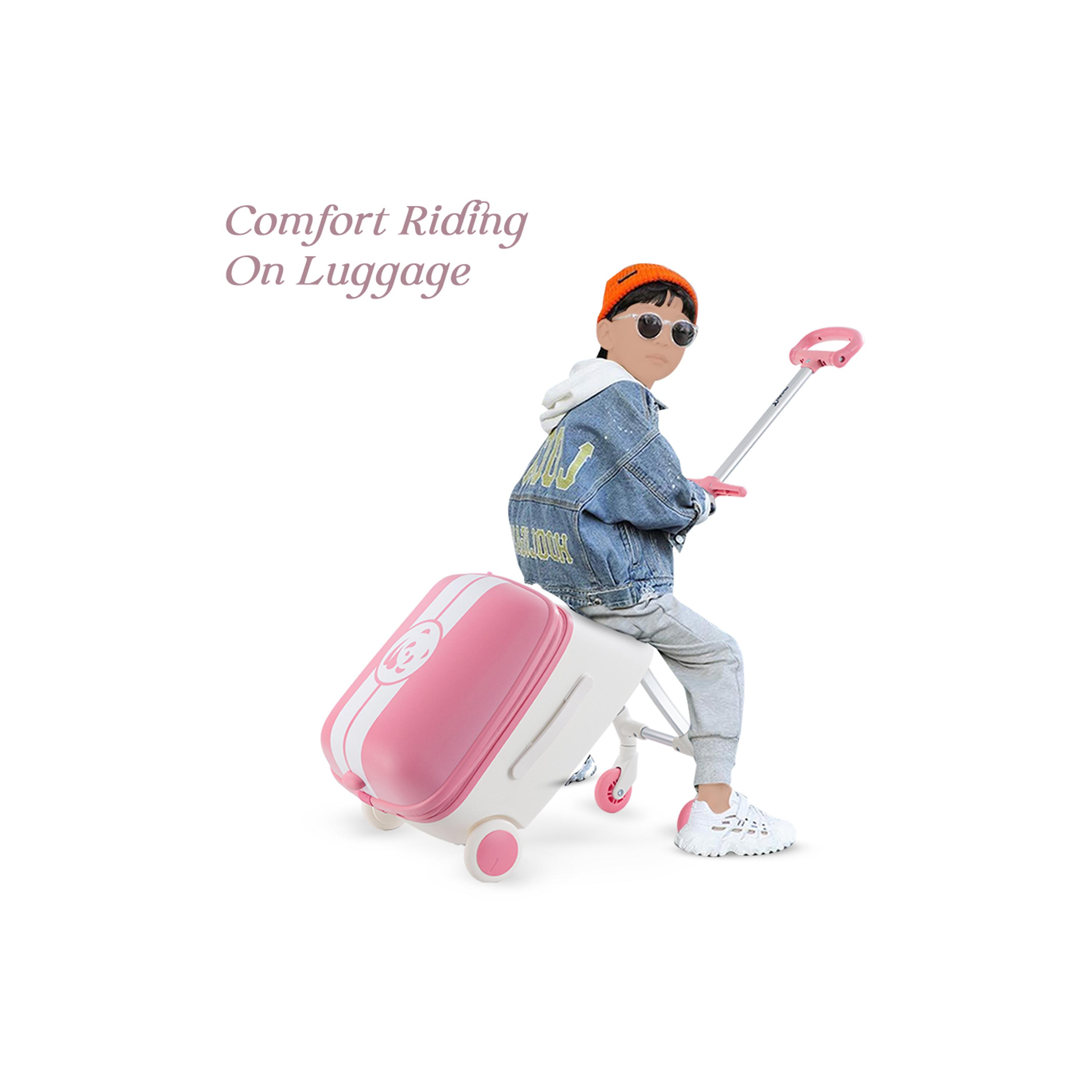 Teknum 3-In-1 Ride On Suitcase - Panda-travel-kidstrolleyandbags-image-2