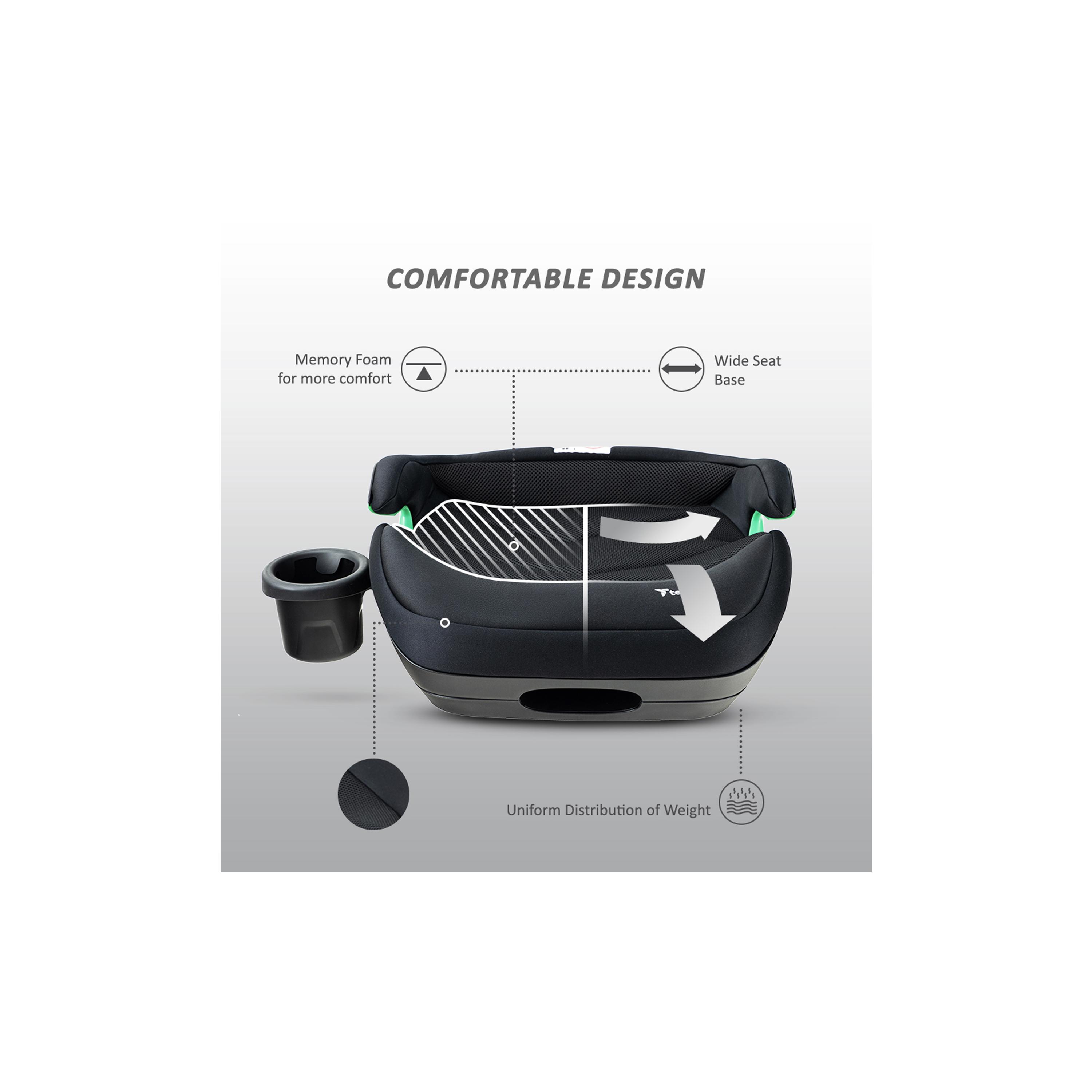 Teknum I-Size Booster Car Seat with 4 Reclining Mode & Isofix-baby-gear-carseats-image-4