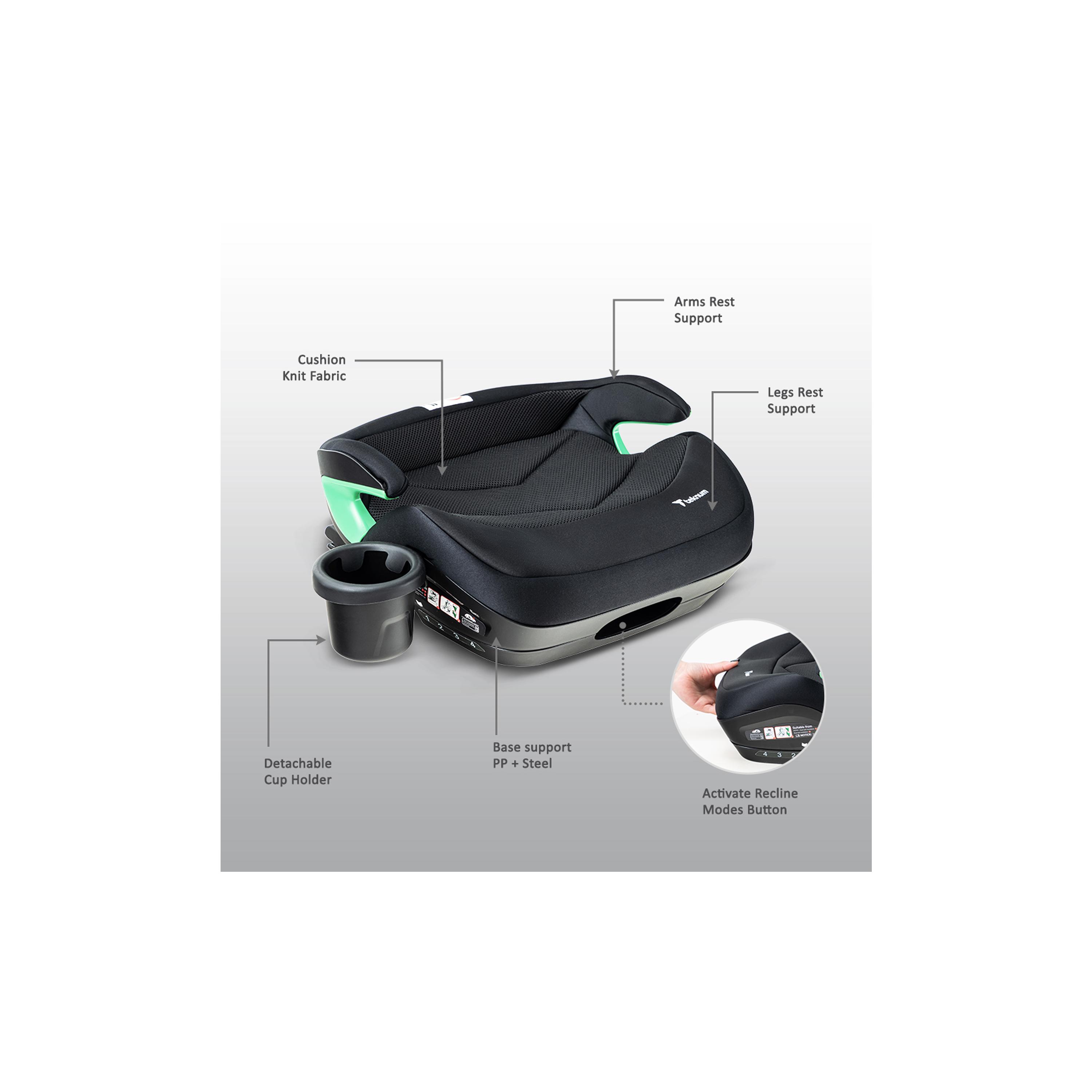 Teknum I-Size Booster Car Seat with 4 Reclining Mode & Isofix-baby-gear-carseats-image-7