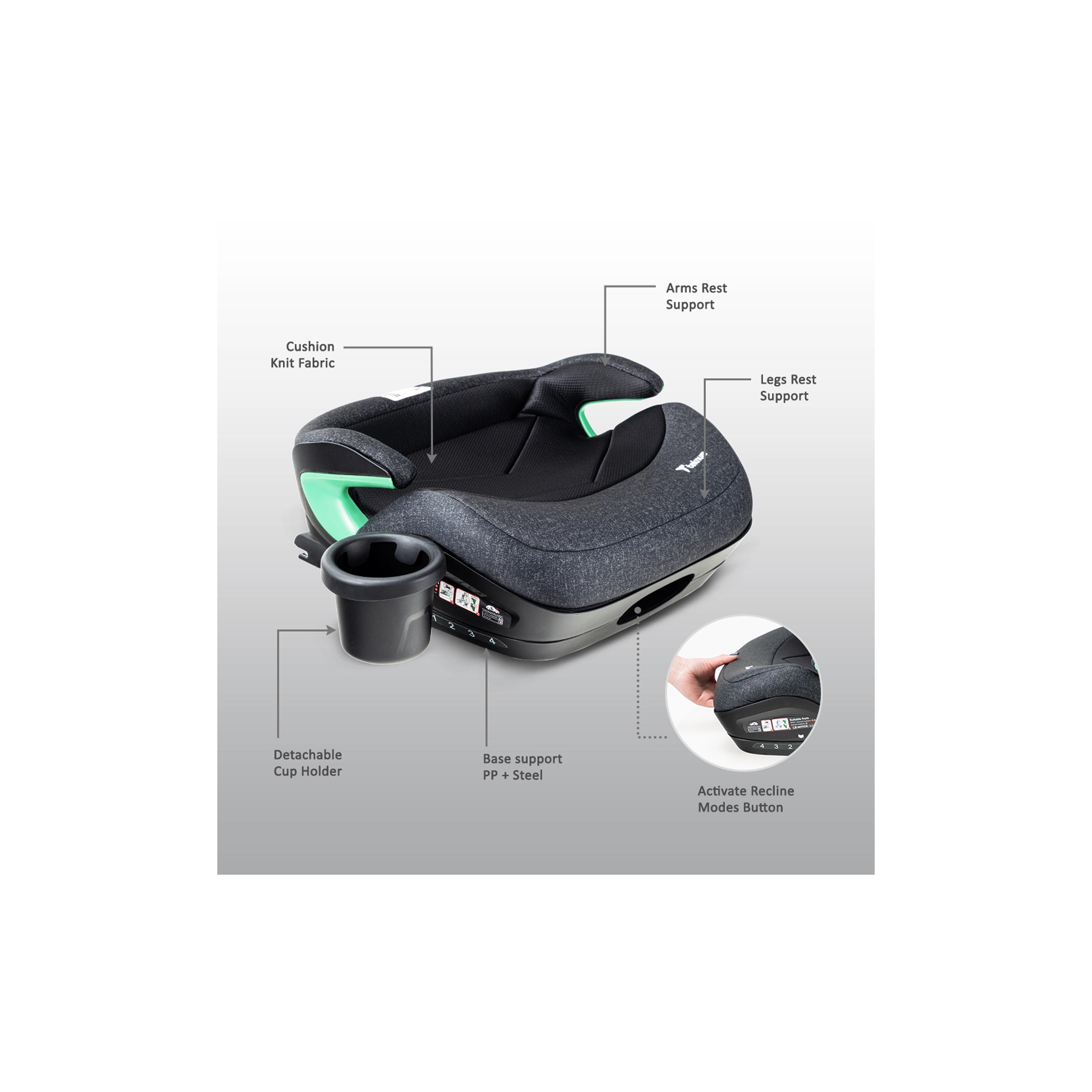Teknum I-Size Booster Car Seat with 4 Reclining Mode & Isofix-baby-gear-carseats-image-7