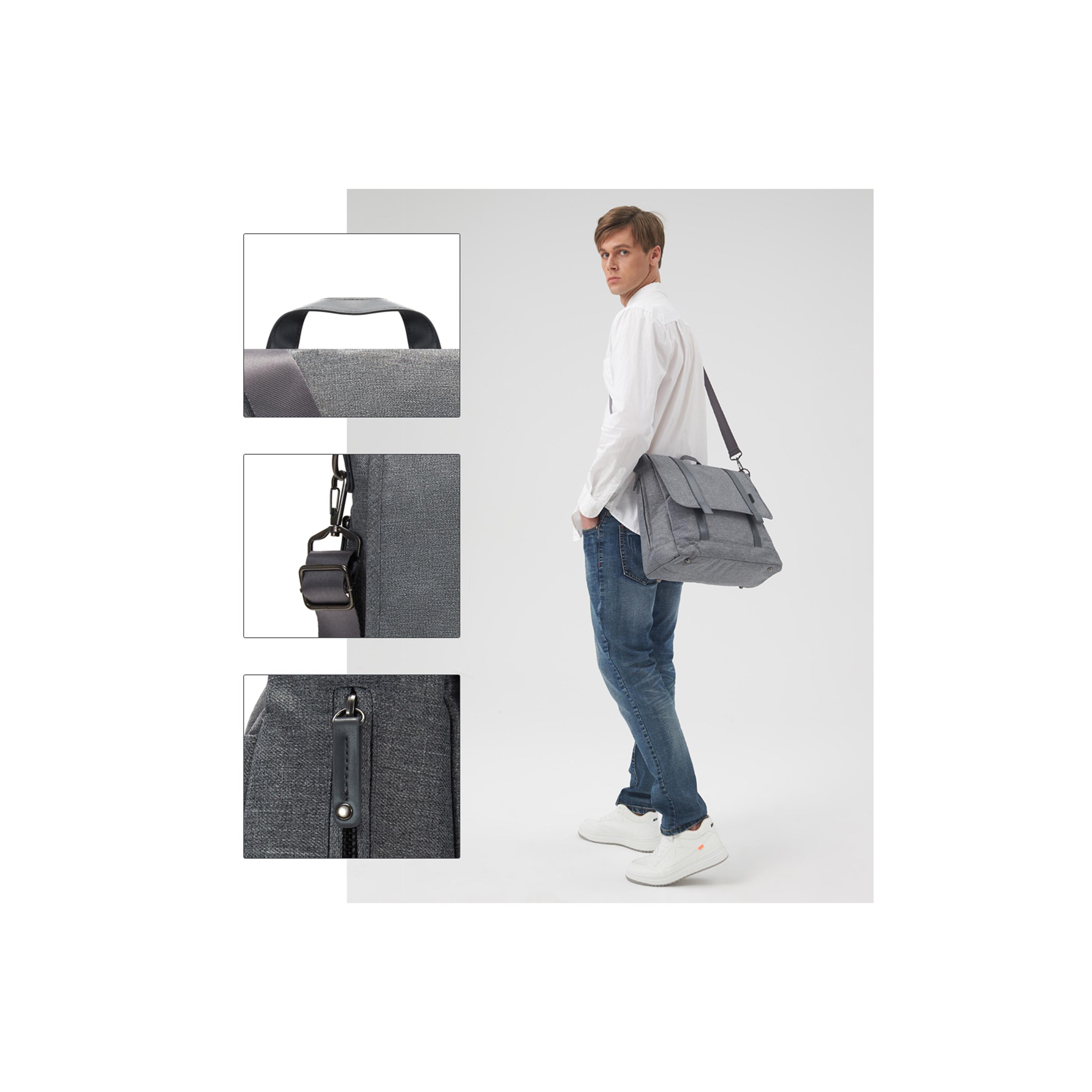 Little Story Diaper Bag with Changing Mat & Stroller Straps - Grey-baby-diapering-diaperbags-image-14