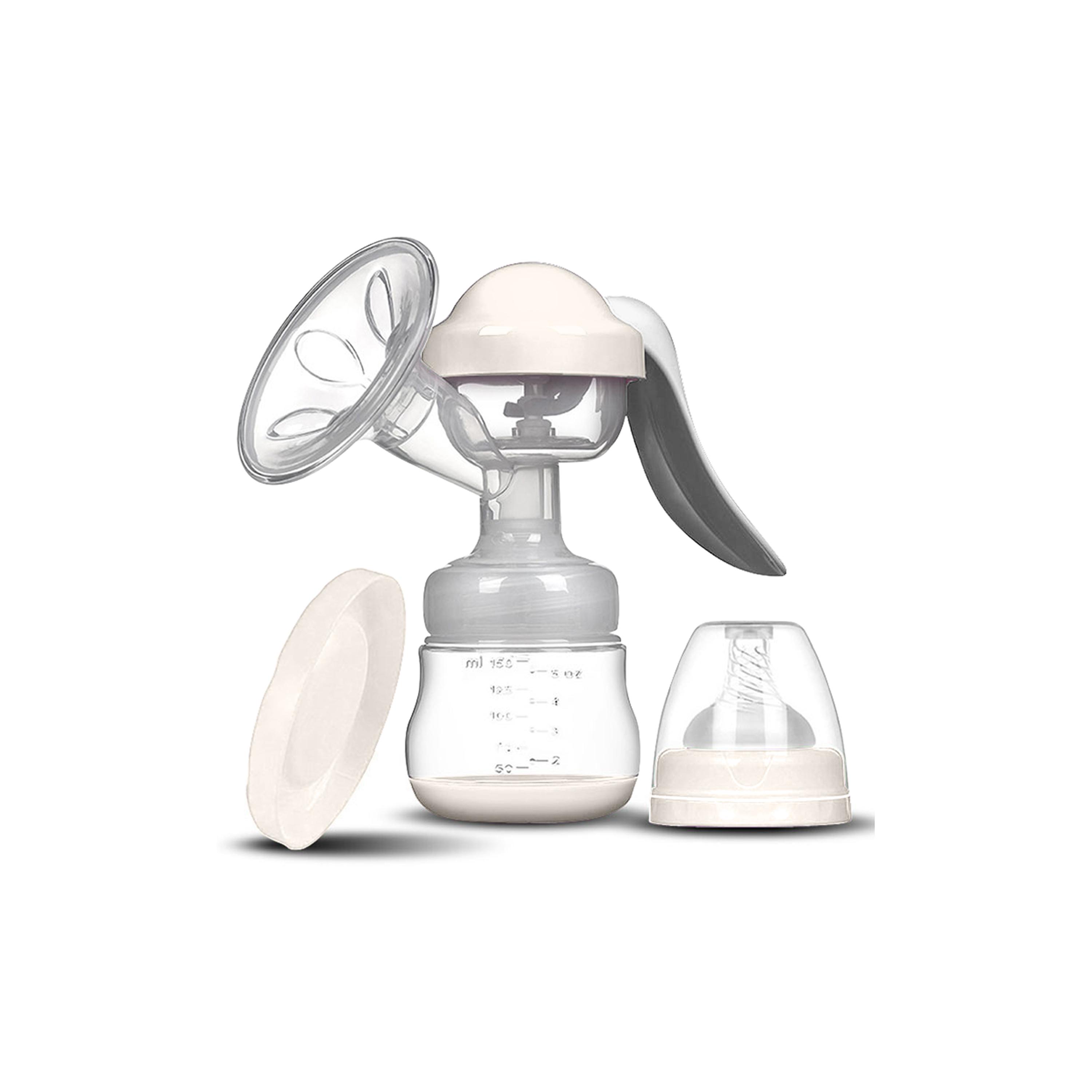 Sunveno Manual Single Breast Pump - White-baby-feeding-breastfeedingandcare-image-1