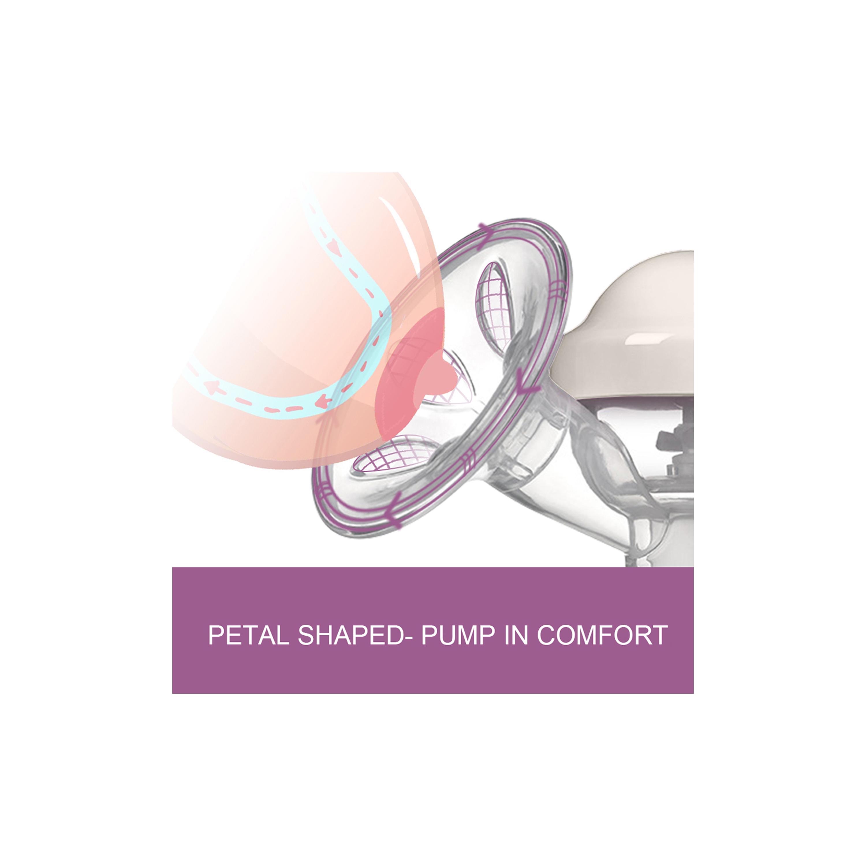 Sunveno Manual Single Breast Pump - White-baby-feeding-breastfeedingandcare-image-2
